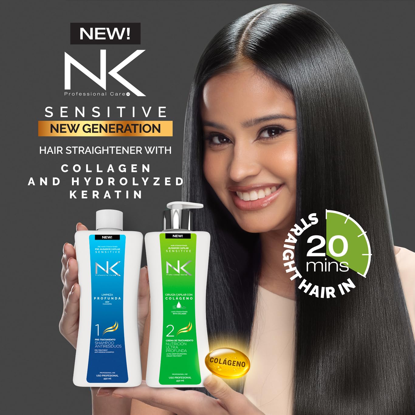 Amazon.com: NK 4-Step Keratin Hair Treatment Set – Formaldehyde