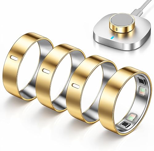 4 Pack Upgraded Ring Covers Compatible with Oura Ring Gen 5 Size 8
