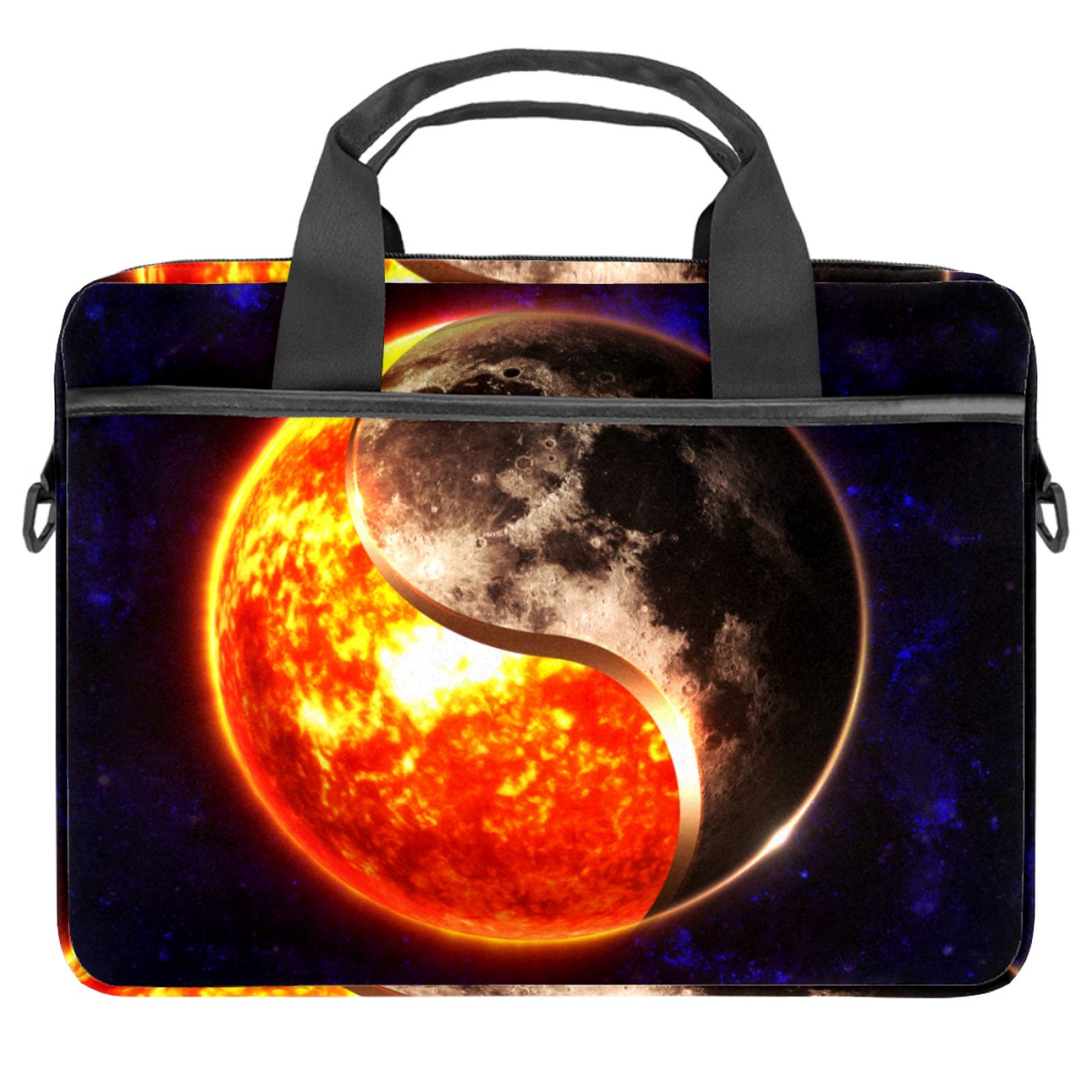 Funda de portátil 13-14 pulgadas Yin Yang espacio para ordenador y tableta 7