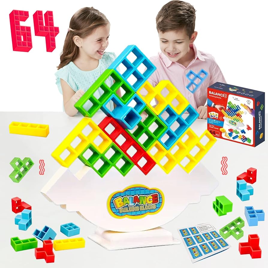 thumbnail image 2 of Five Level Balance Tree Game, Math Stacking Key Training Game Toys, Party Interactive Game Toys 2 of 14