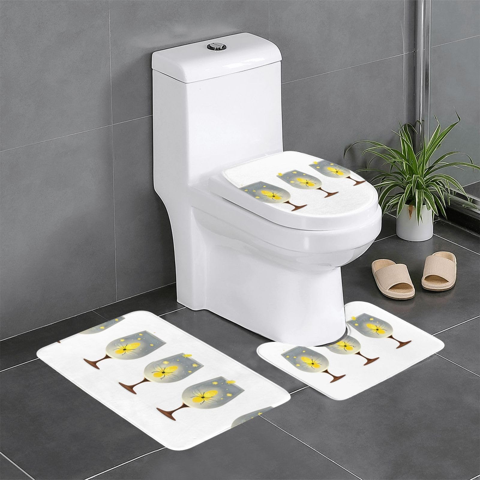 Tapis de salle de bain antidérapant WHJDPP pour éviter les glissades sur sol humide de douche