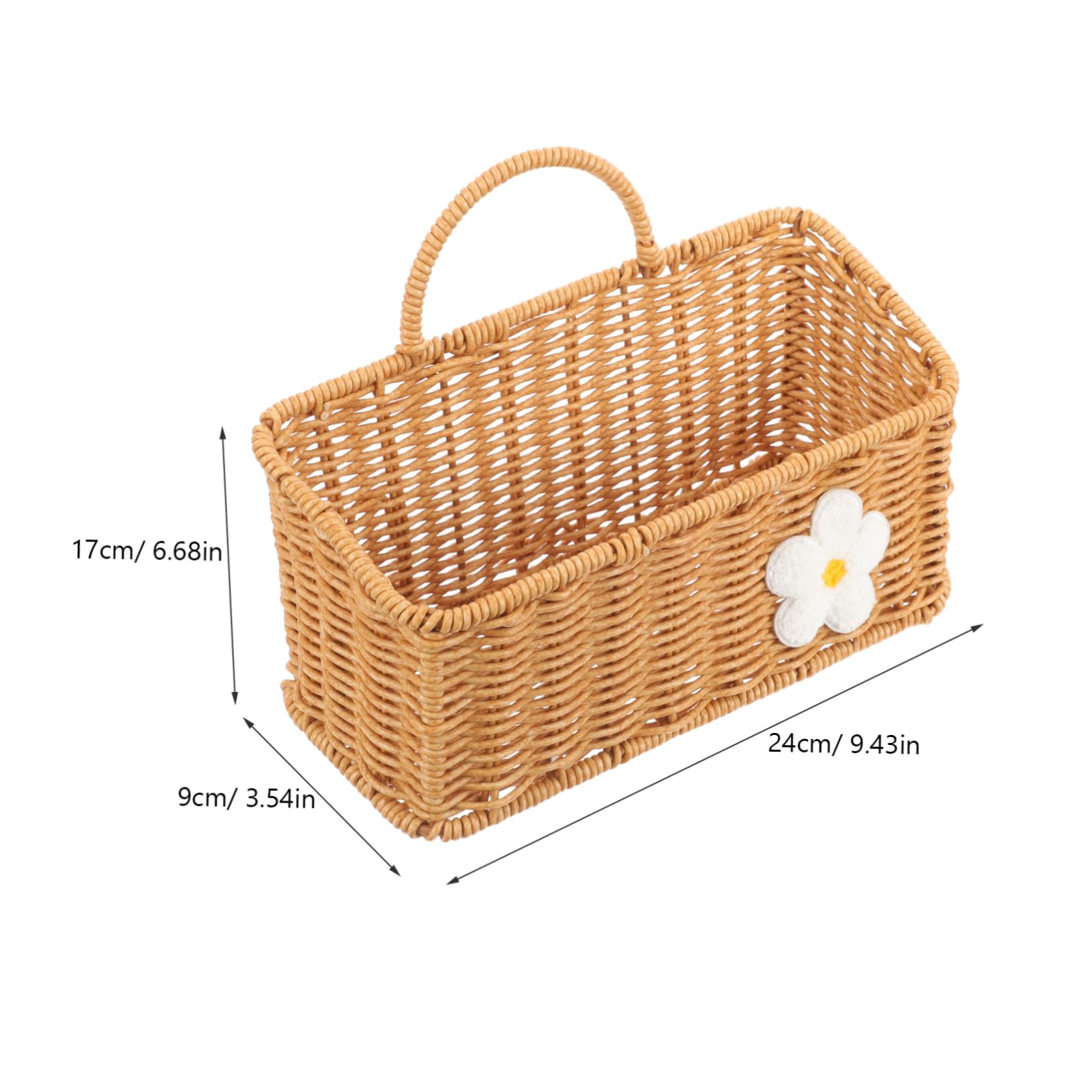 STOBAZA Woven Hanging Basket for Kitchen Storage Wall Mounted Hand Woven Organizer for Garlic Ginger Onions and Eggs Elegant Design for Easy Access and Air Circulation