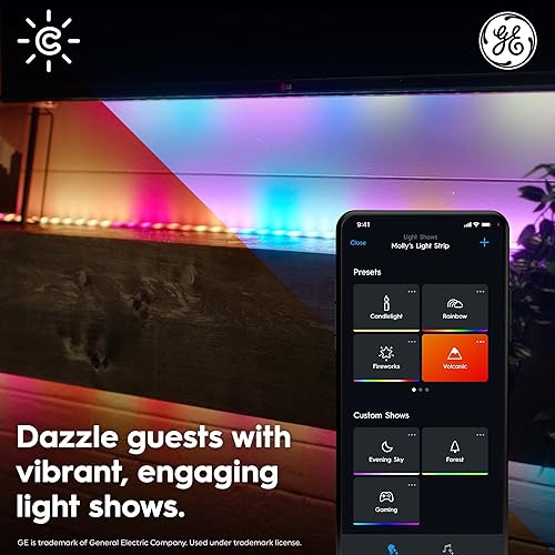 Miniatura 4 de GE CYNC Smart LED Light Strip and Light Bulbs Bundle  Color Changing Lights with Music Sync