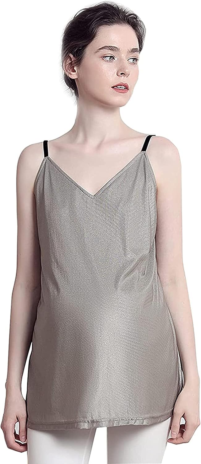 Double Layer Silver Fiber Radiation Protection Suit Maternity Dress Sling Skirt Dress