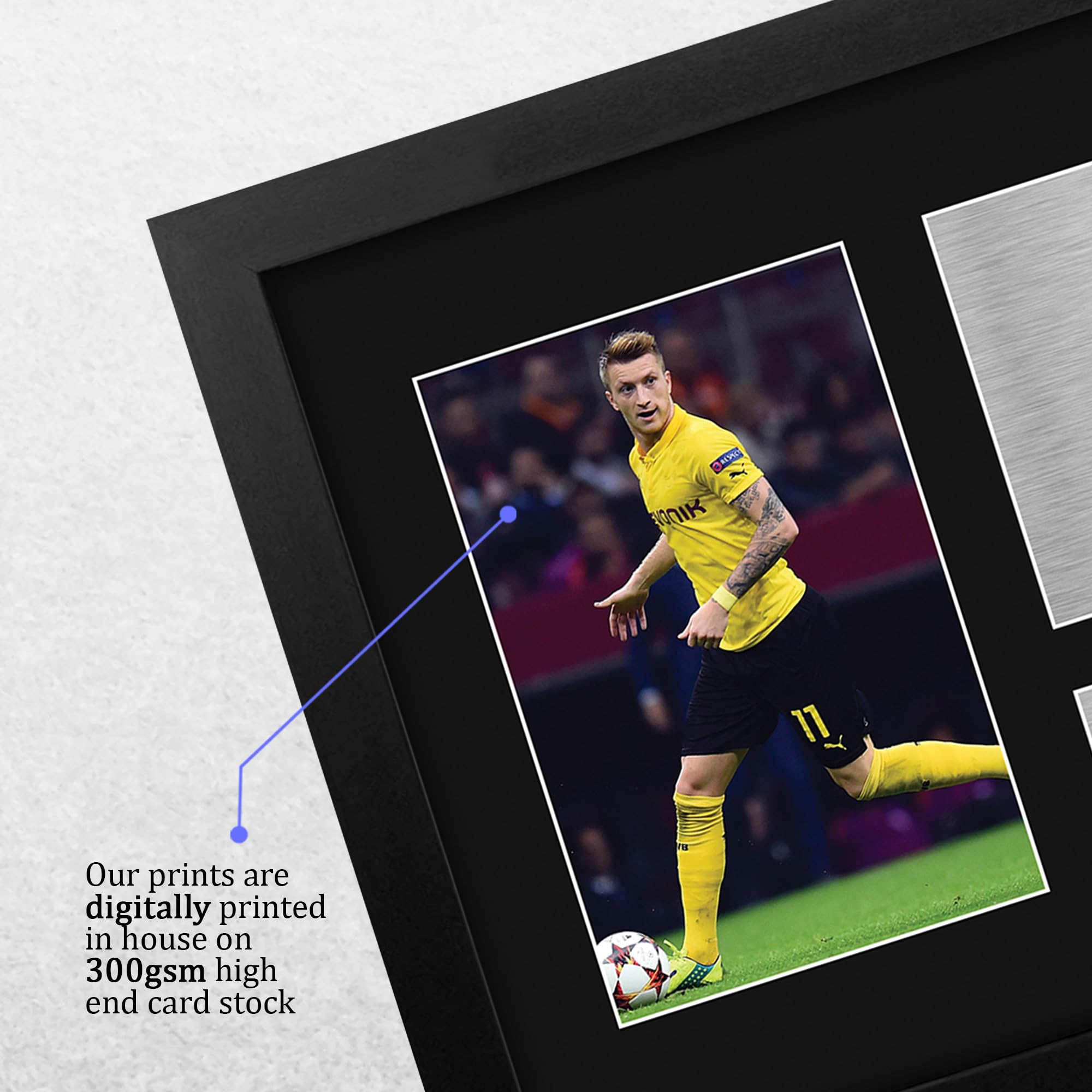 Amazon.com: HWC Trading Marco Reus Dortmund Framed Gifts Printed