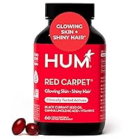 Vista 1 de Fórmula para el pelo y las uñas Red Carpet de HUM, 60 cápsulas blandas vegetarianas