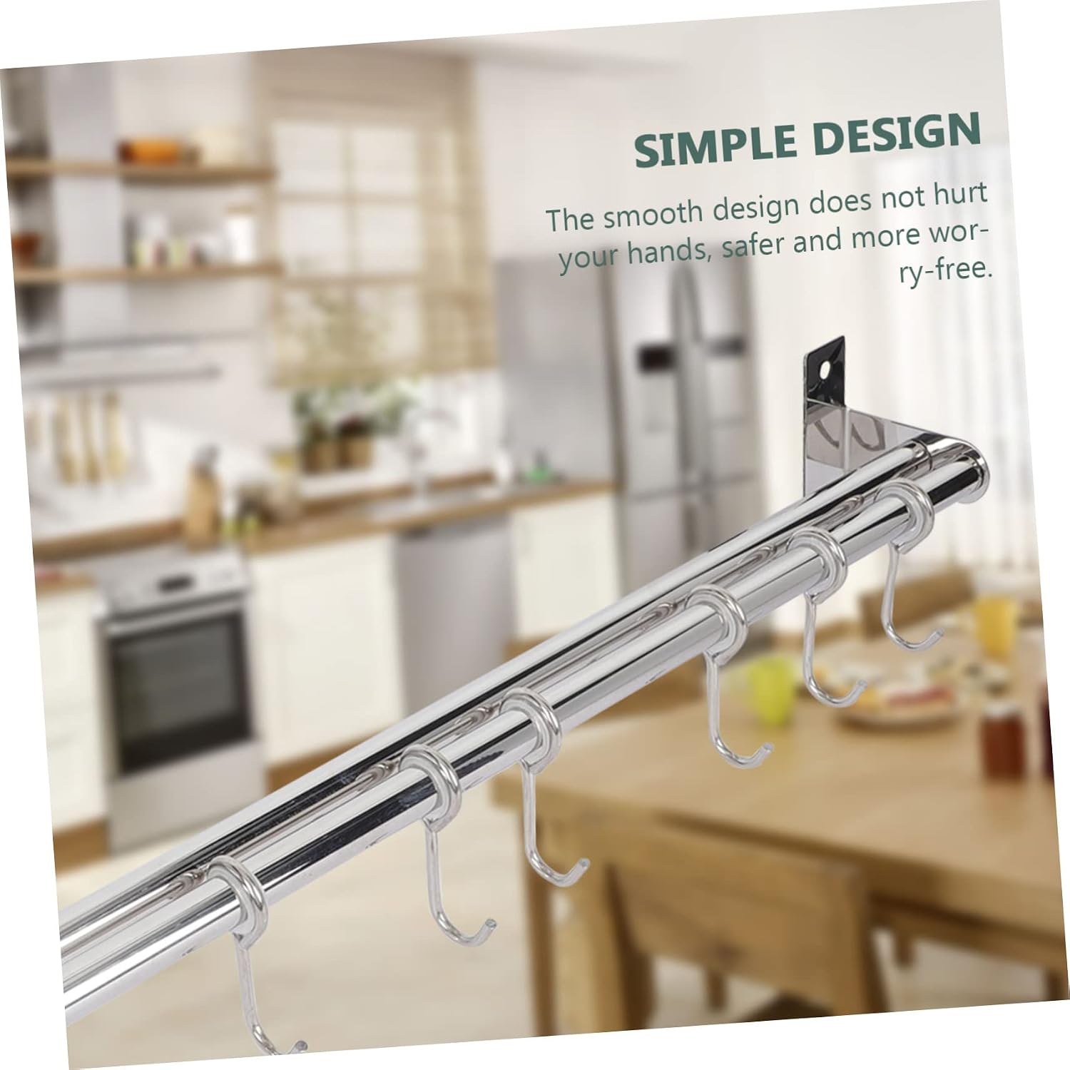 Ciieeo Kitchen Wall Rack Stainless Utensil Holder Hanging Utensil Rack Kitchen Accessory