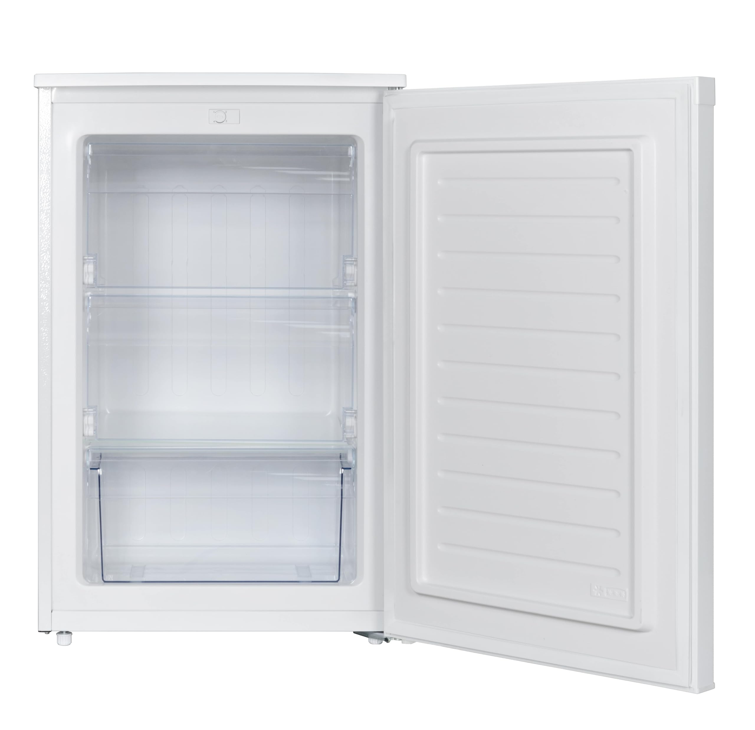 PKM GS98EW Gefrierschrank 98 Liter Nutzinhalt | Weiß | Flüsterleise mit 39 dB | Wechselbarer Türanschlag | 4 Sterne Gefrierfach | Energieeffienzklasse E | Gefrieren