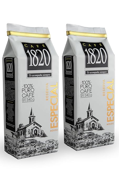 Café 1820 Special Reserve, Premium Costa Rican Ground Coffee, 100%