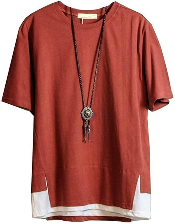 Amazon メンズtシャツ 半袖ゆったりシャツ オールシーズンカットソー オシャレネックレス付き Xl オレンジ Tシャツ カットソー 通販 Amazon メンズtシャツ 半袖ゆったりシャツ オールシーズンカットソー オシャレネックレス付き Xl オレンジ Tシャツ カットソー 通販