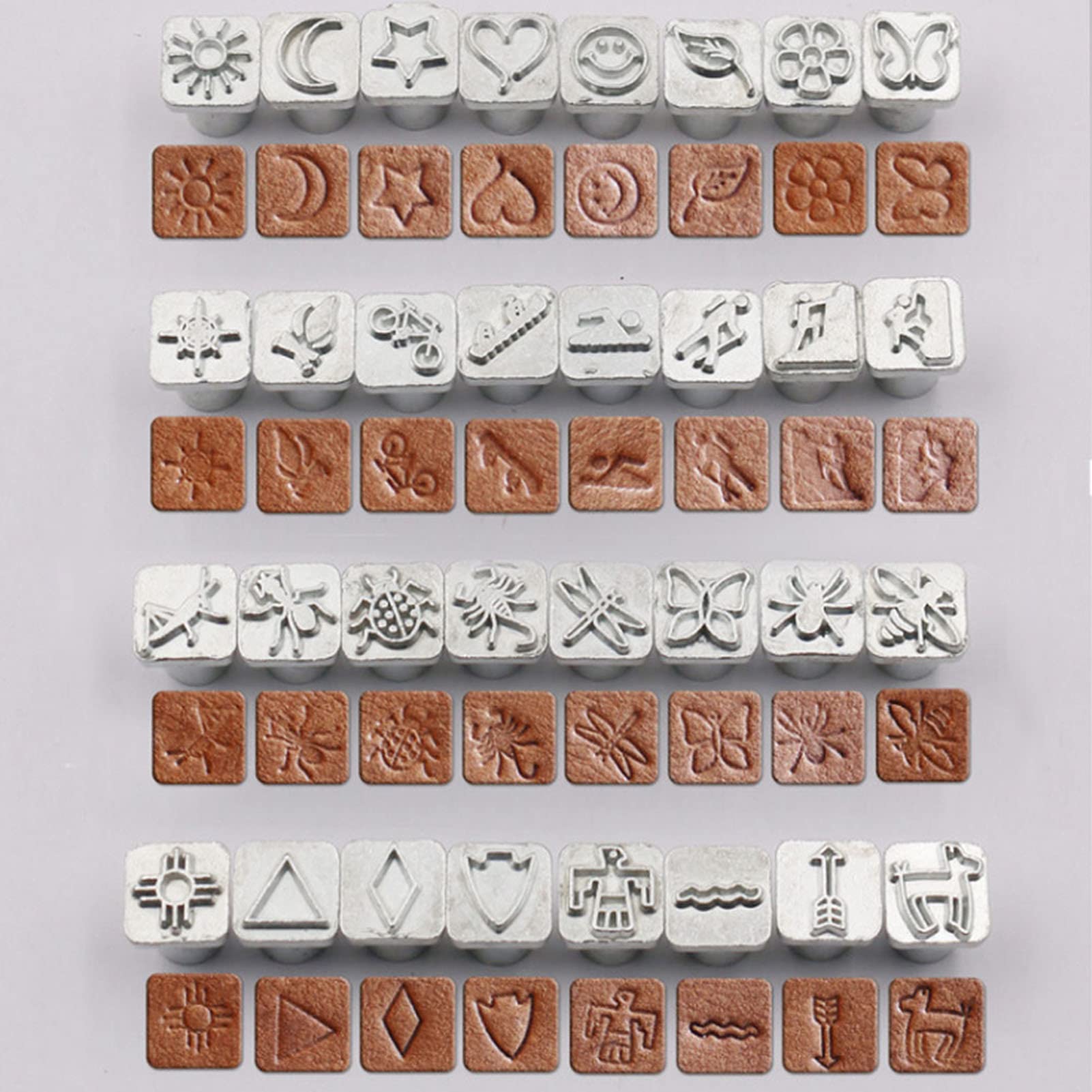 Kit outils estampage cuir KIMISS pour réussir vos marquages de motifs sans ratures