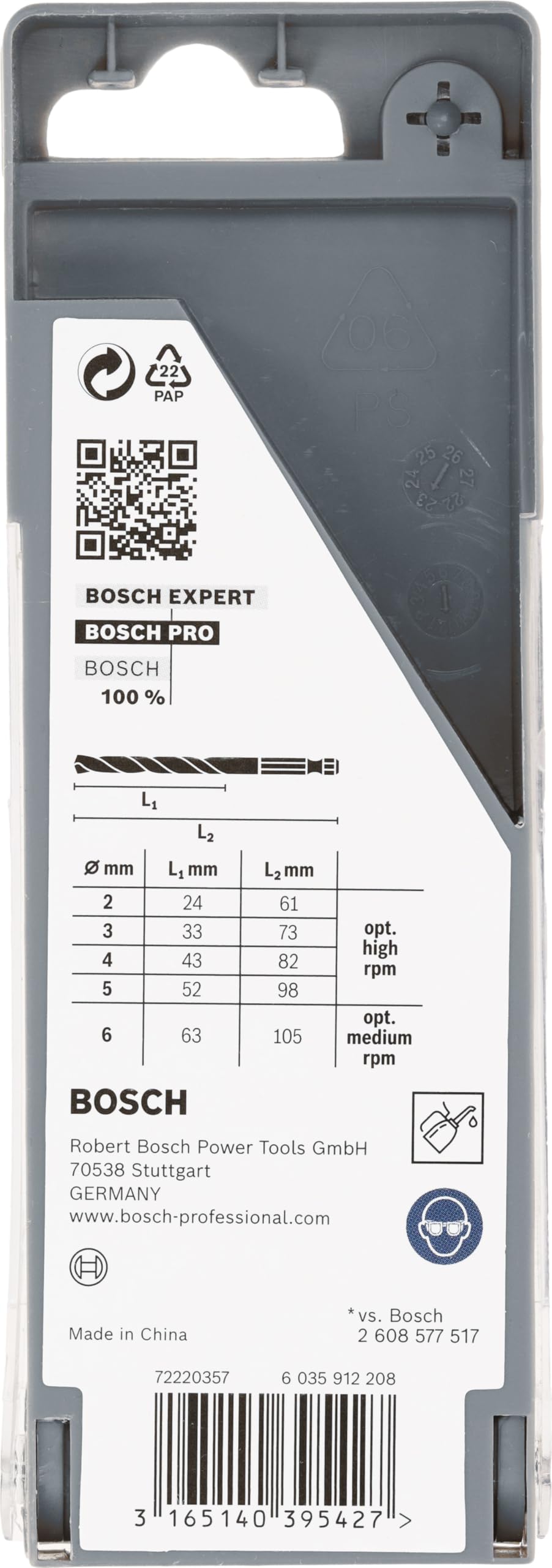 Bosch Professional Accessories Matkap Ucu Seti, Yeşil, 5 Adet