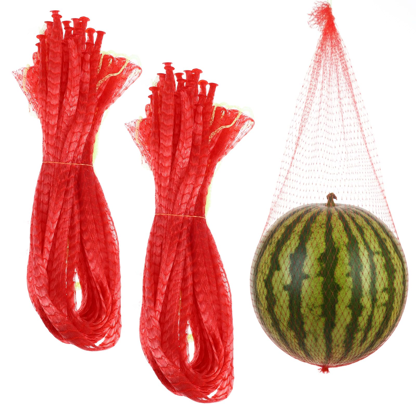 Fruit Hammock Melon Hammock 17 Inches Watermelon Nets for Watermelon Honeydew Melon Cucumbers Trellis Vertical Garden Grow (20, 45cm)