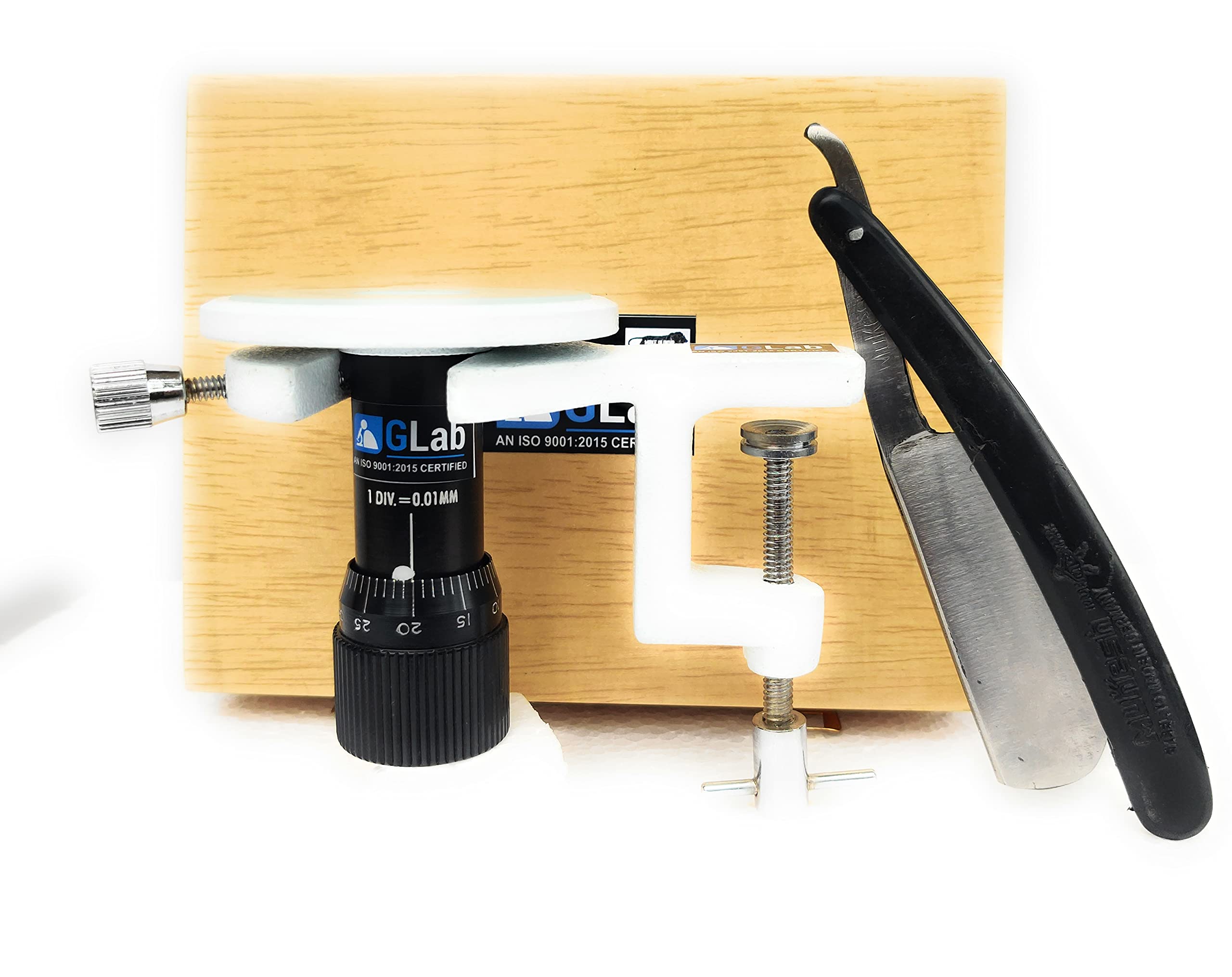 GLAB INDIA HAND AND TABLE MICROTOME WITH RAZOR iso 9001:2015 certified Export Quality (B09FXZB9RR) Amazon Price History, Amazon Price Tracker