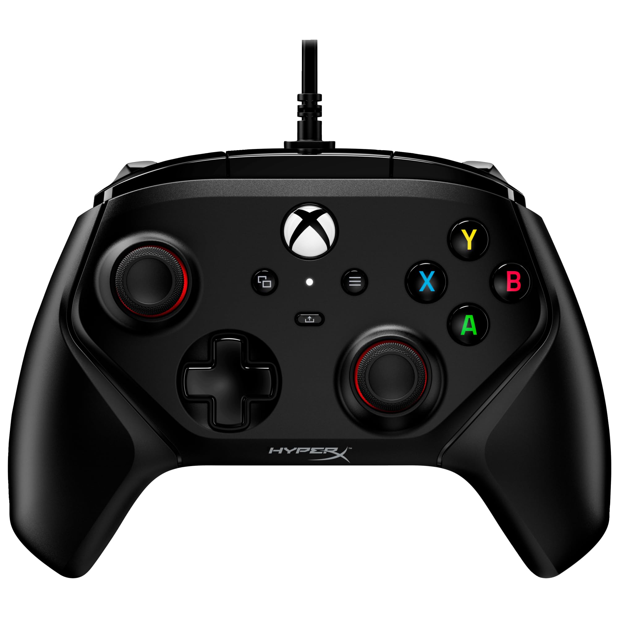 HyperX Clutch Gladiate – Manette de Jeu Filaire, Licence Officielle Xbox, Double Verrouillage des gâchettes, Boutons programmables, Double Moteur à Vibrations