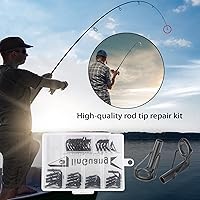 Vista 3 de Fishing Rod Top Tips Replacement Rpair Kit with UV Glue