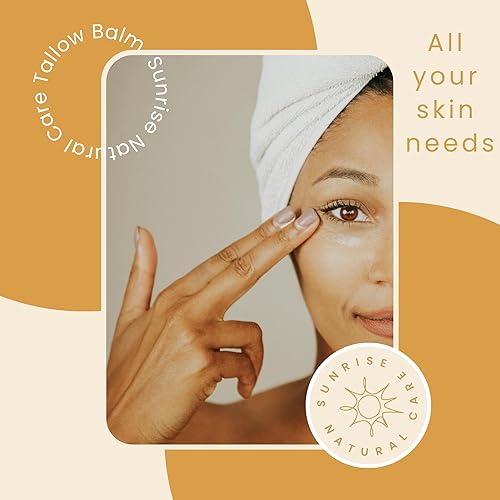 Miniatura 4 de Bálsamo de miel y sebo sin batir - Hidratante corporal y facial - 100% sarga de ternera alimentada con pasto - 4 onzas - Sin perfume (sin aceites