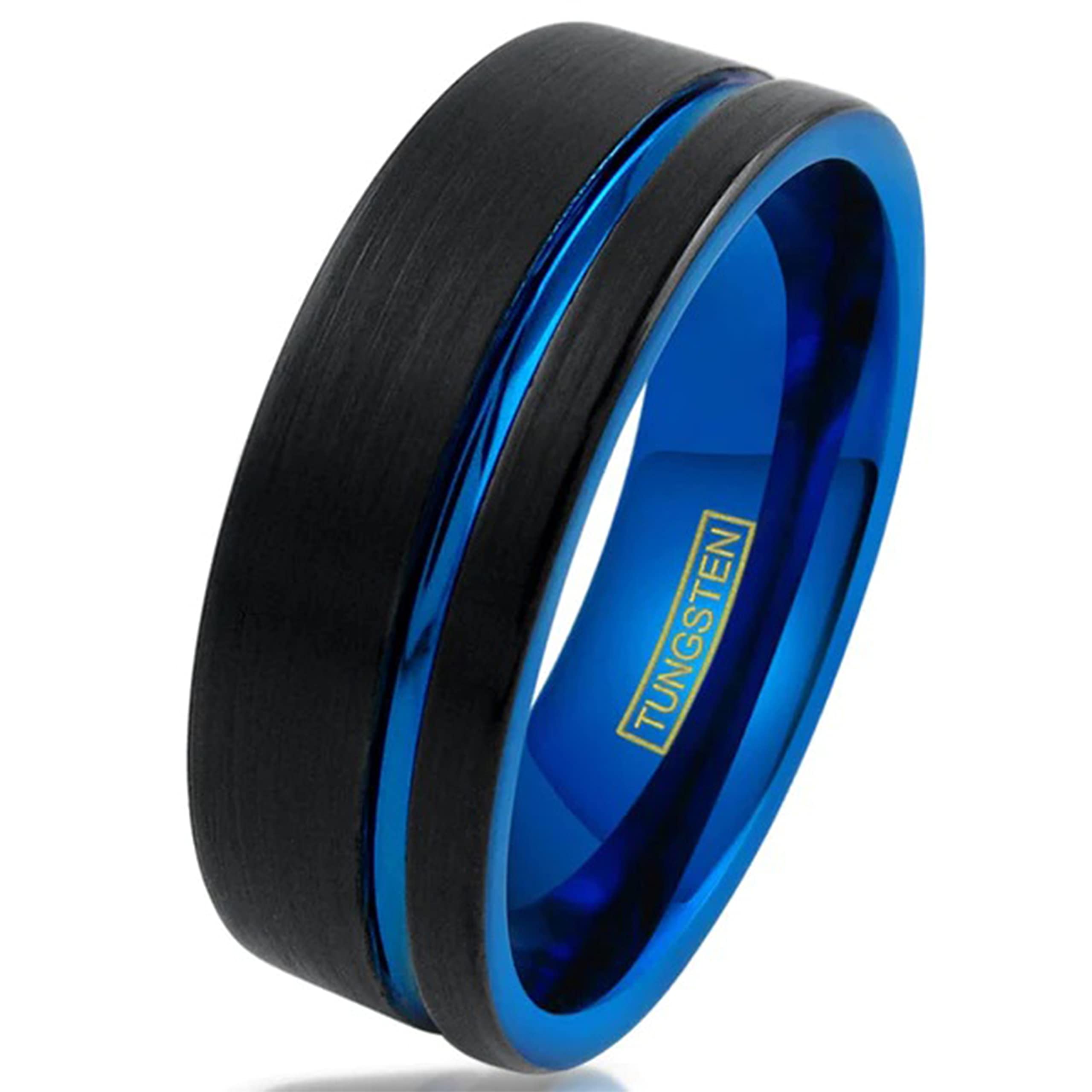 MEENAZ Rings for Men Black Blue Mens couples gents friends unisex Boys Boyfriend heart beat Stainless Steel Stylish Valentine gifts proposal Couple band thumb Titanium Silver combo Finger Ring 104_21 (B0BSN9KQZX) Amazon Price History, Amazon Price Tracker