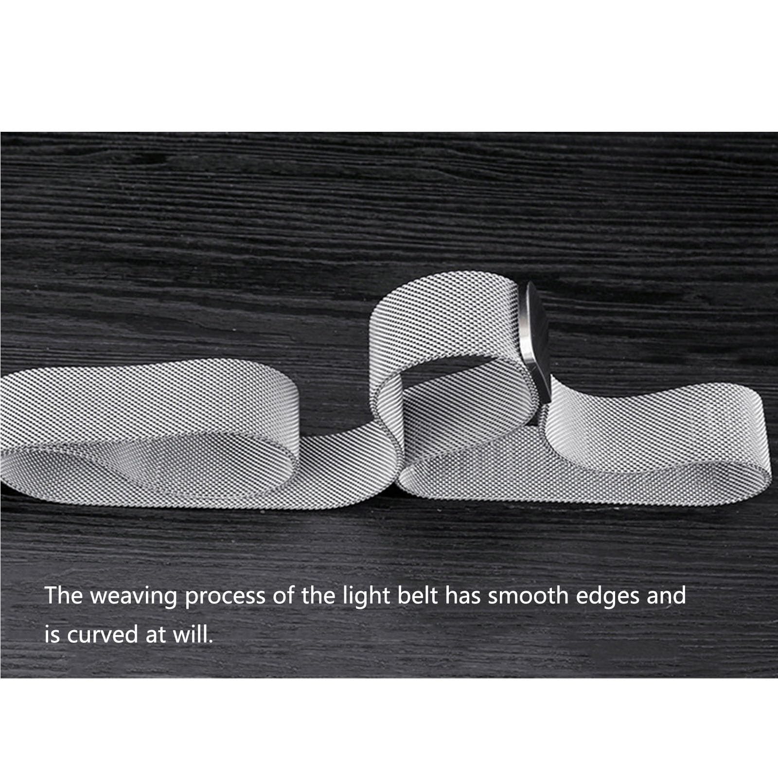 Ceintures magnétiques en métal pour hommes, ceinture tressée en acier inoxydable sans cuir pour hommes avec boucle automatique