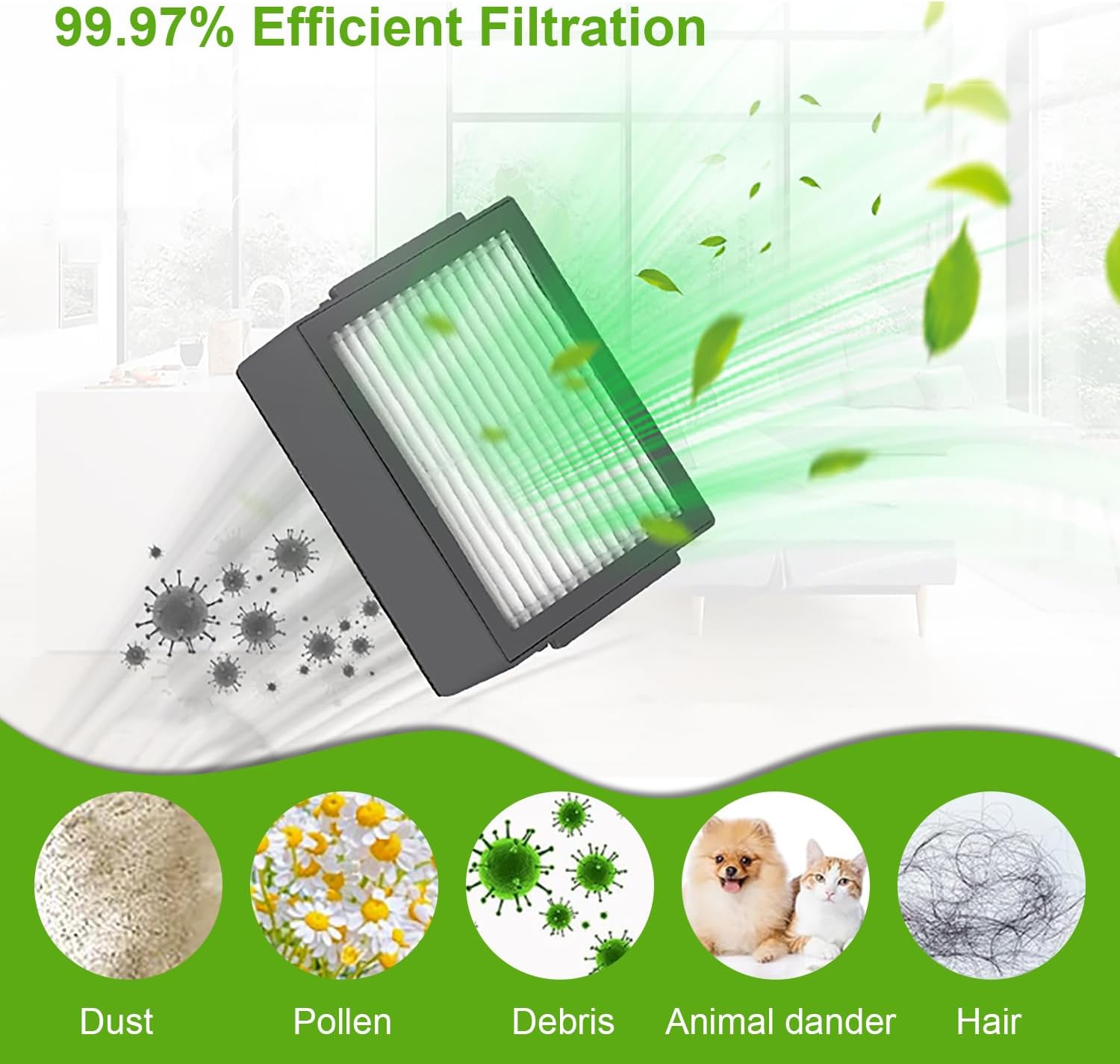 26 Pack Replacement Parts Accessories for iRobot Roomba i7 i7+ i3 i3+ i4 i4+ i5 i5+ i6 i6+ i8 i8+ E5 E6 E7 j6 j6+ j7 j7+ Combo i5 i5+ j5 j5+, 4 Rubber Roller 8 Vacuum Bag 8 Filter 8 Side Brush