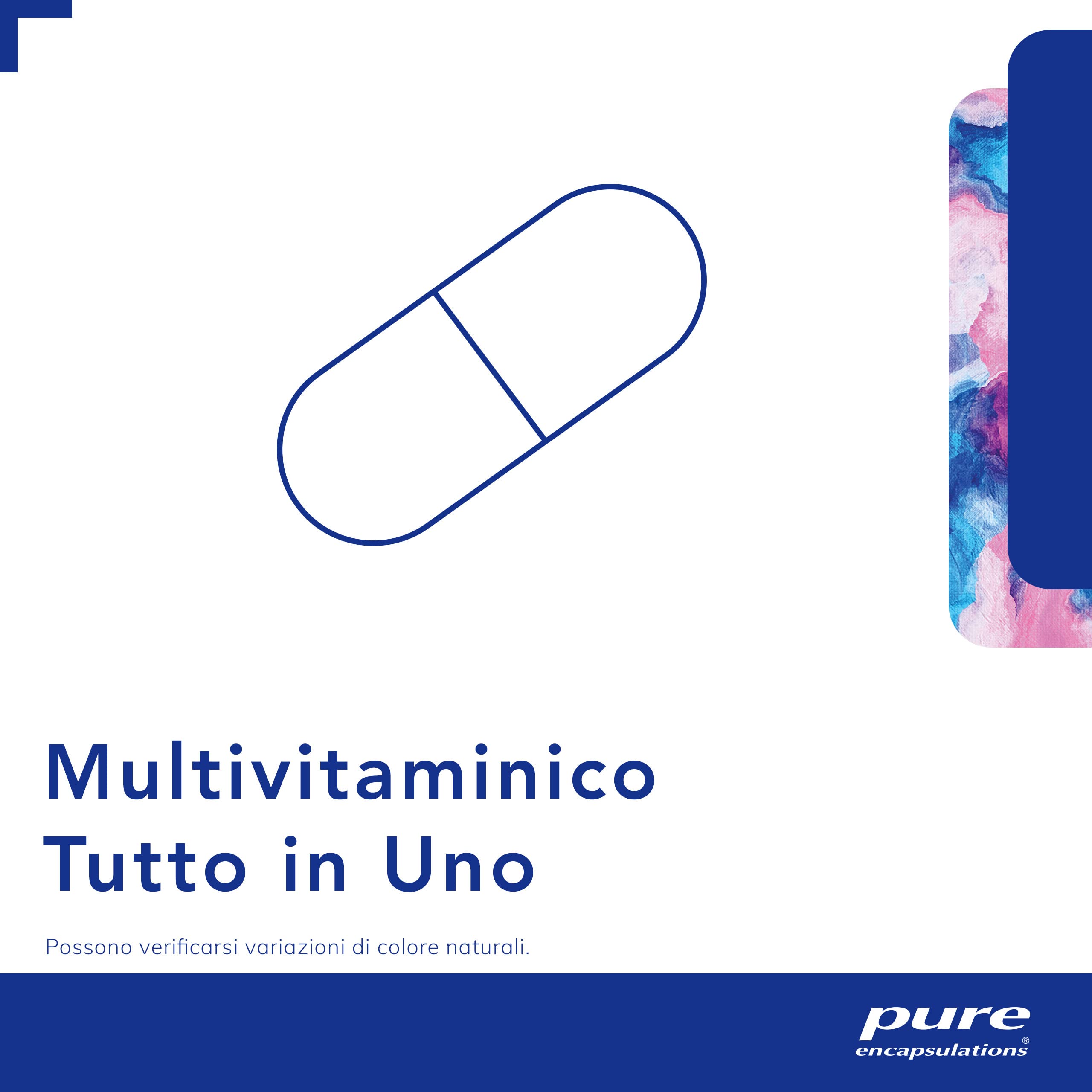 Pure Encapsulations - Multivitaminico Tutto in Uno – Integratore Completo con Vitamine e Minerali – Energia e Benessere – 90 Capsule