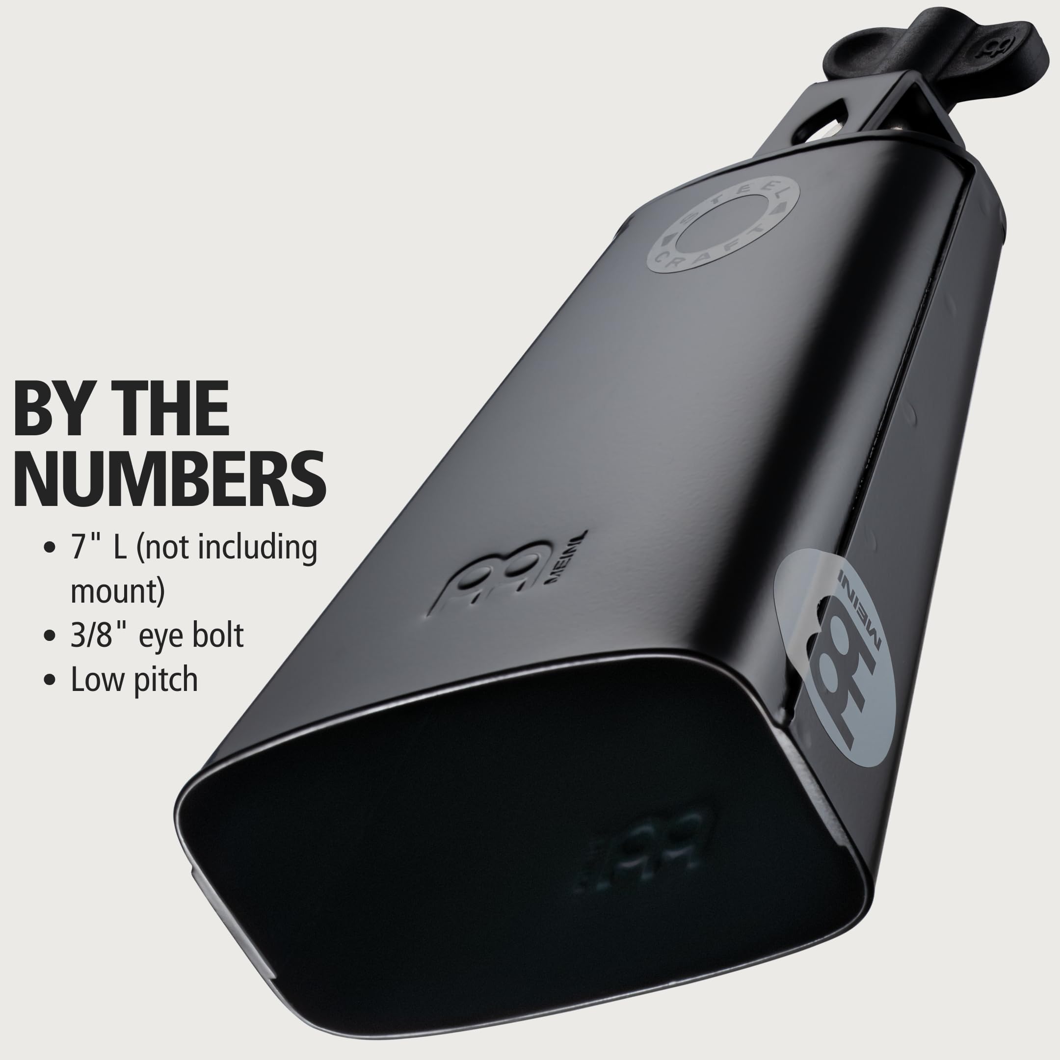 Meinl Percussion Scl70-bk Acier Craft Line Timbalero Cowbell