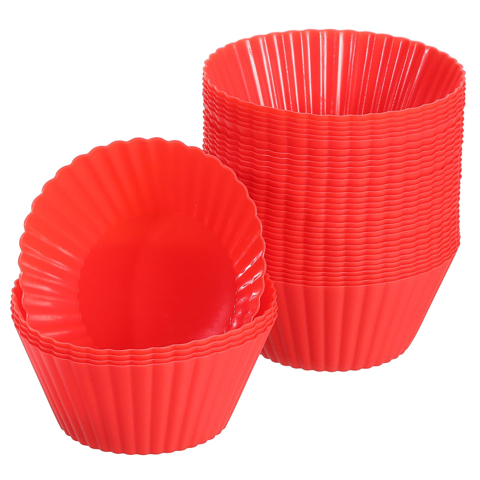 Forros de silicona para cupcakes uxcell para repostería creativa y desayunos en casa 1