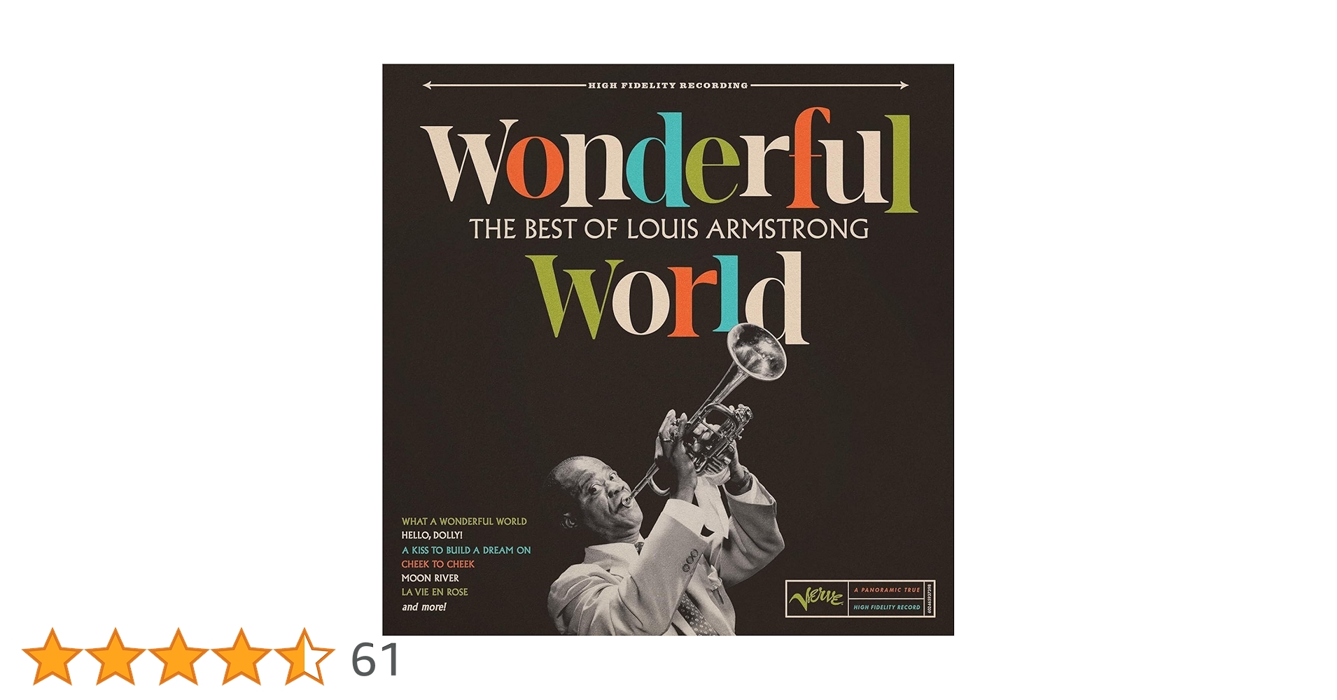 Amazon | Wonderful World: The Best Of Louis Armstrong