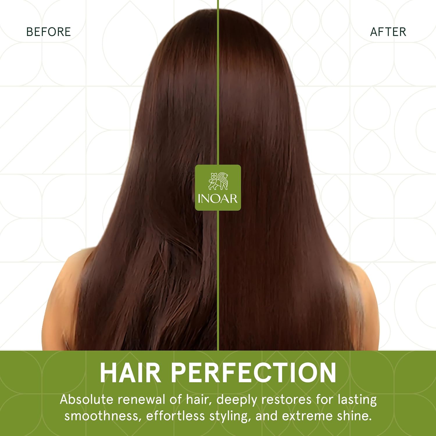 Inoar Cicatrifios Shampoo with RejuComplex3 & Deep Repair Formula for Damaged Hair, Frizz Control & Renewed Softness, 33.8 Fl Oz