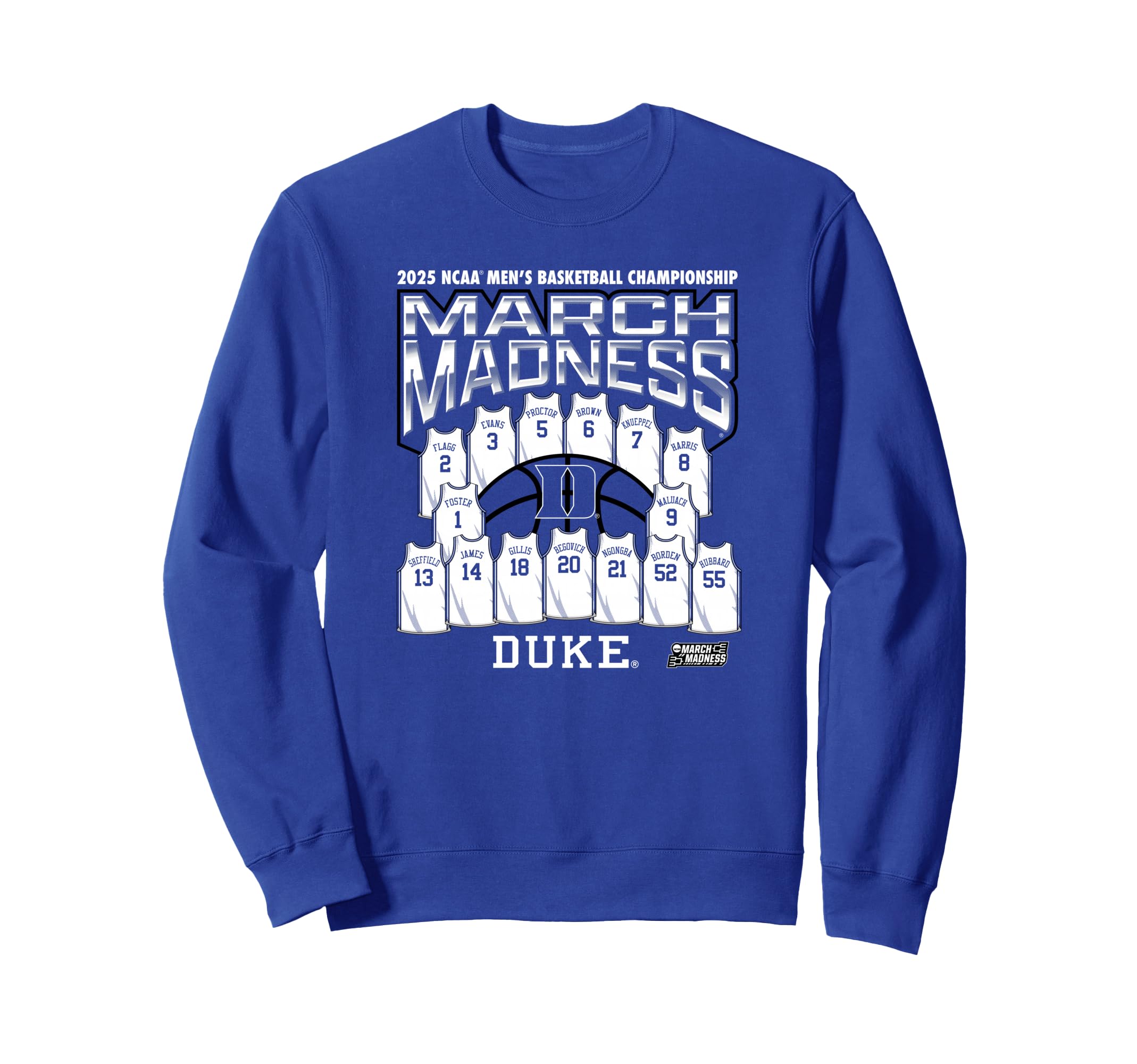 Duke March Madness 2025 Men's Basketball NIL Sweatshirt
