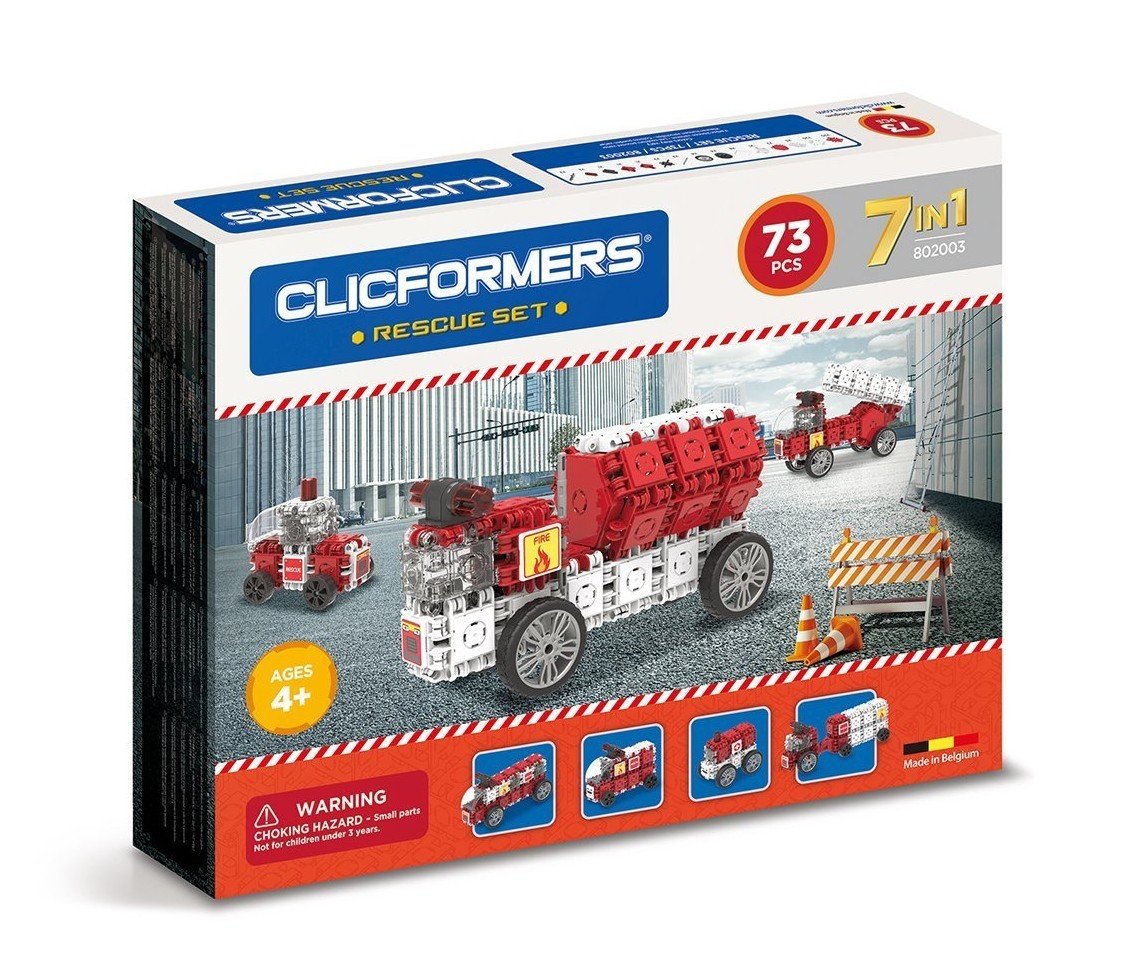 Clicformers 802003 Fire Rescue Construction Toy