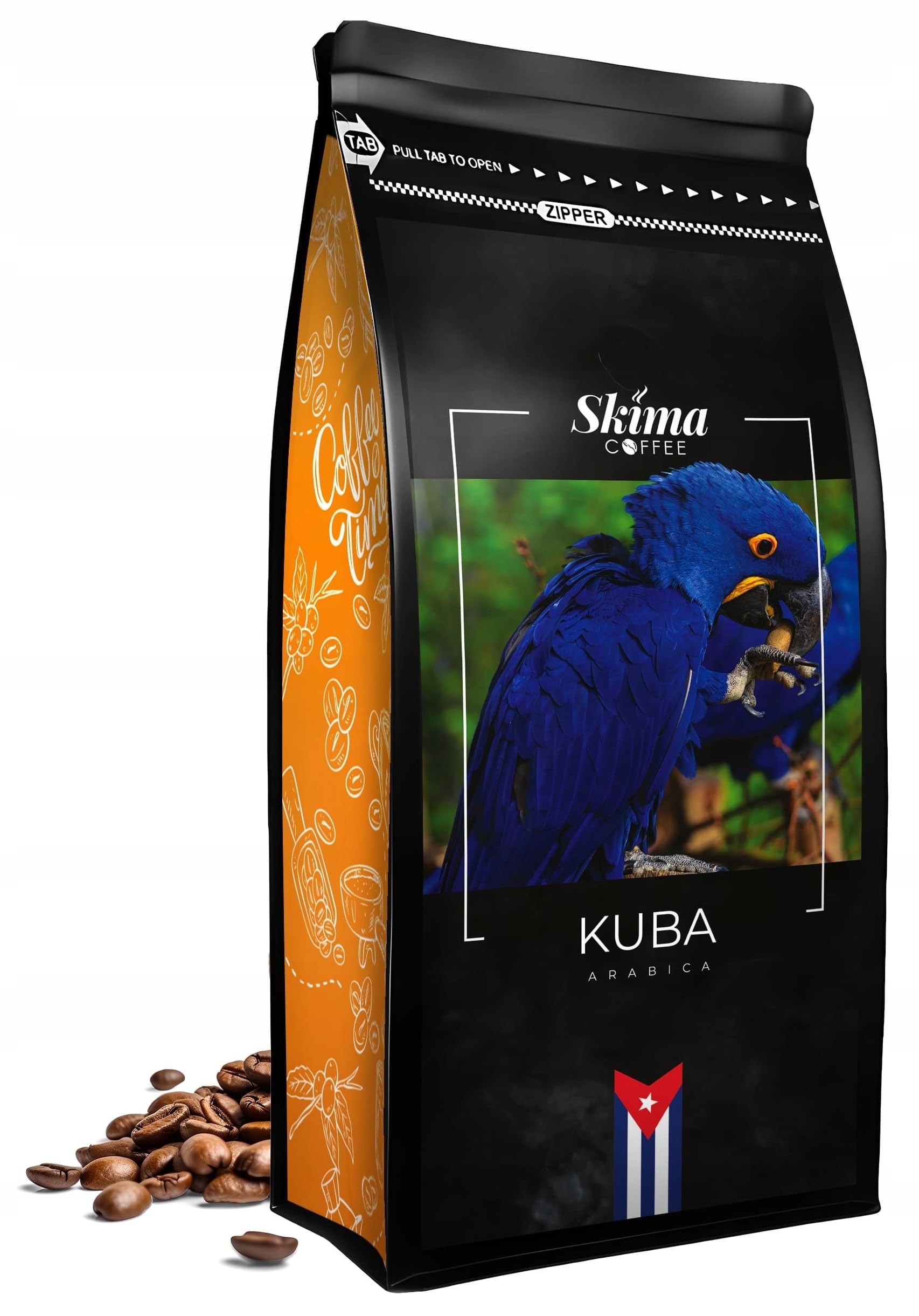 Kawa ziarnista 1kg x3 KUBA/PERU/GWATEMALA Świeżo Palona do ekspresu