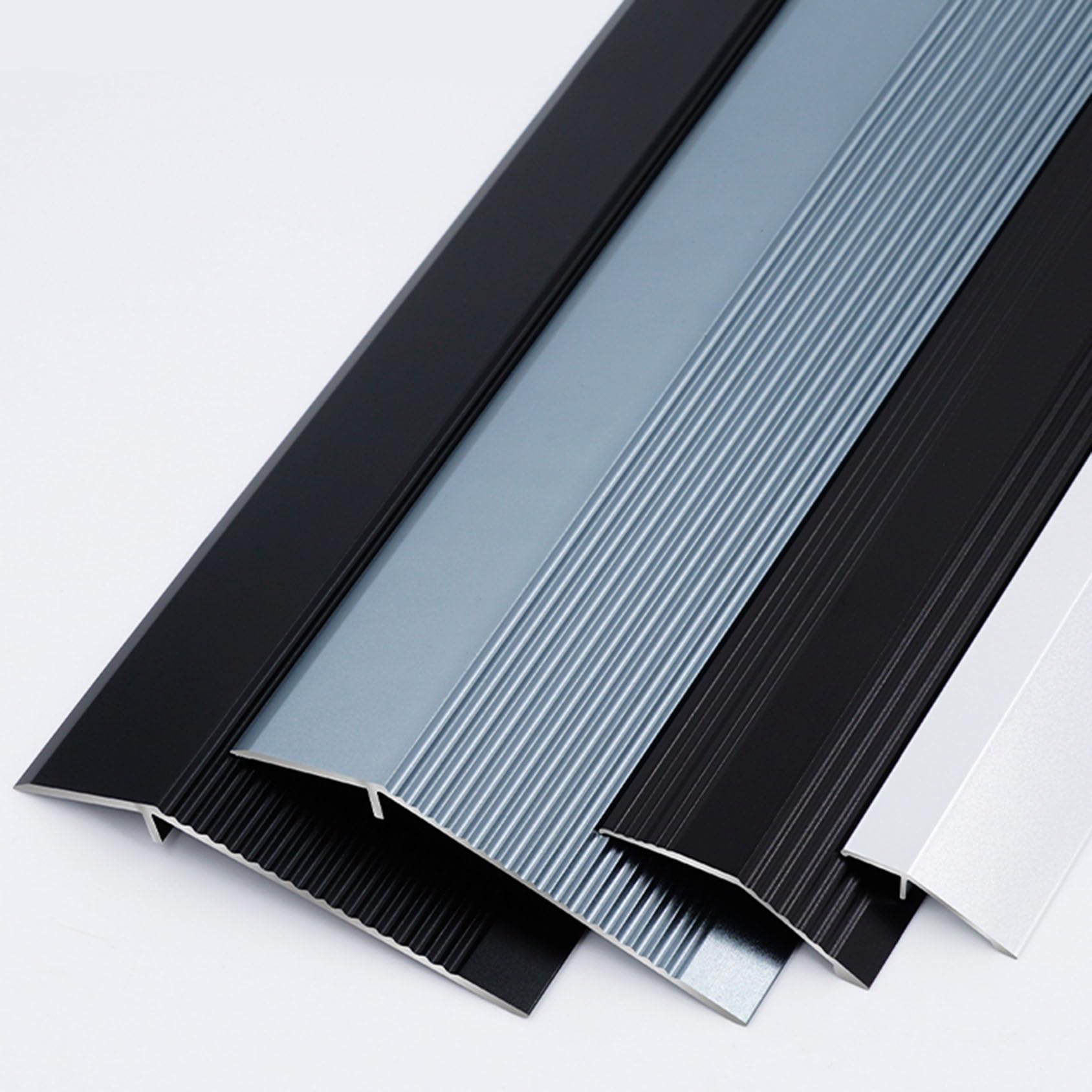 Cmjymx Black (0.9M) Carpet To Tile Transition Strip Edging Trim Strip Aluminum Threshold Ramps For Doorways For Wheelchair Stroller Scooter Reducer Ramp - 3.5/5.5/10Cm Width(Color:,Size:3.5cm)