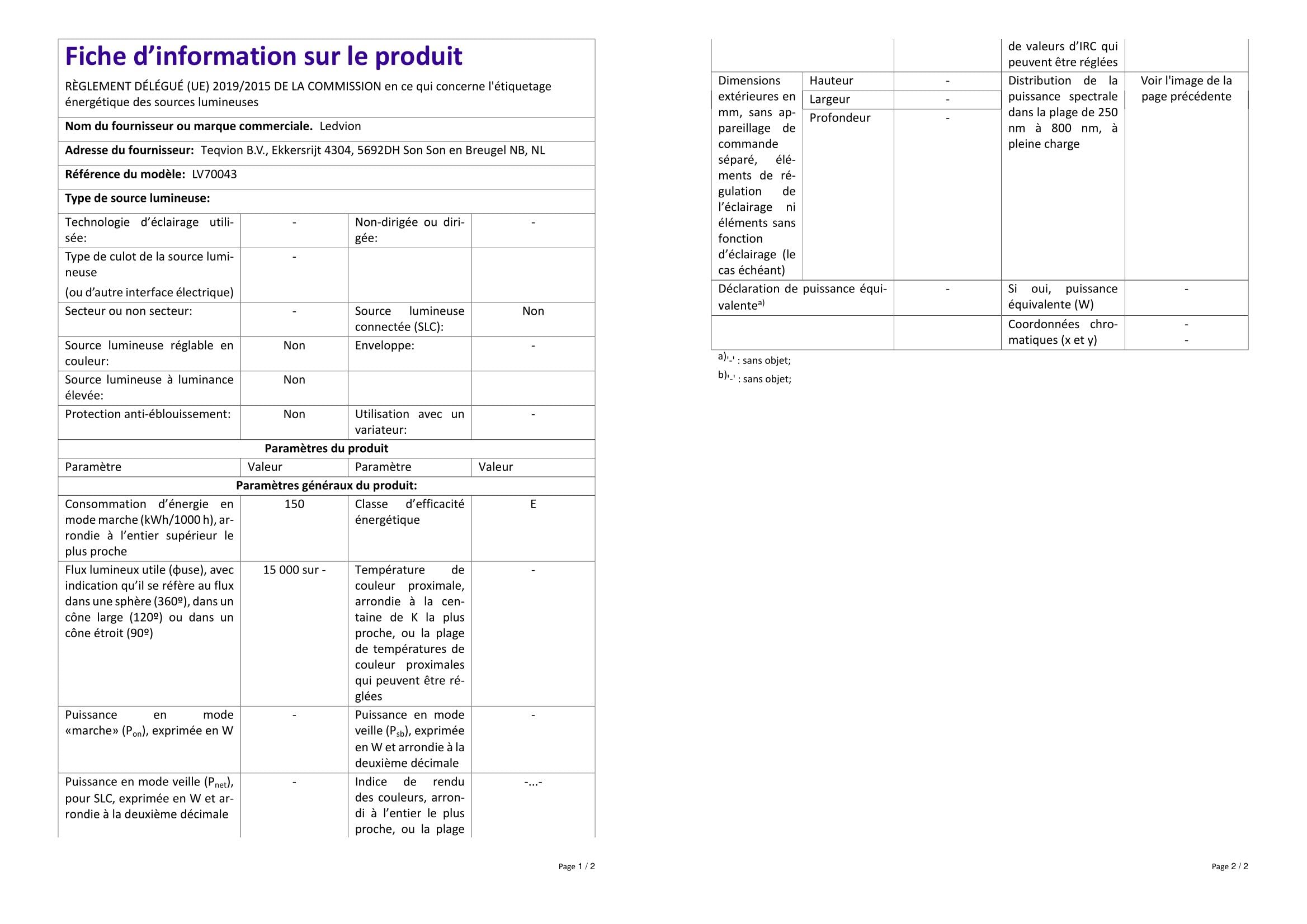Ledvion Energooszczędny czujnik LED High Bay, 150 W, 110 lm/W, 22 000 lumenów, 3000 K, IP65, możliwość ściemniania, profesjonalna lampa UFO