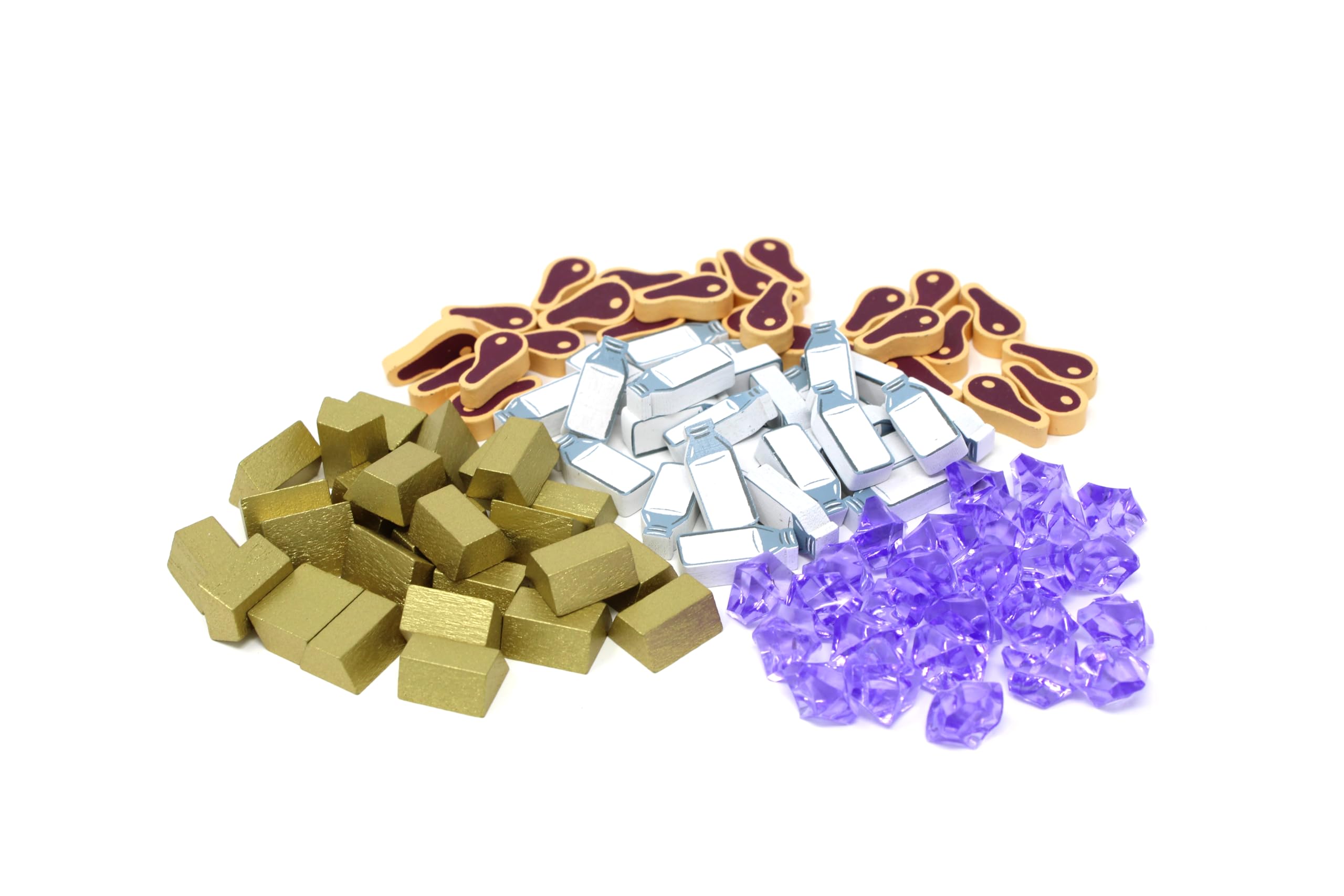 Resource Upgrade for Wyrmspan, by Meeple Source (104 Pieces)