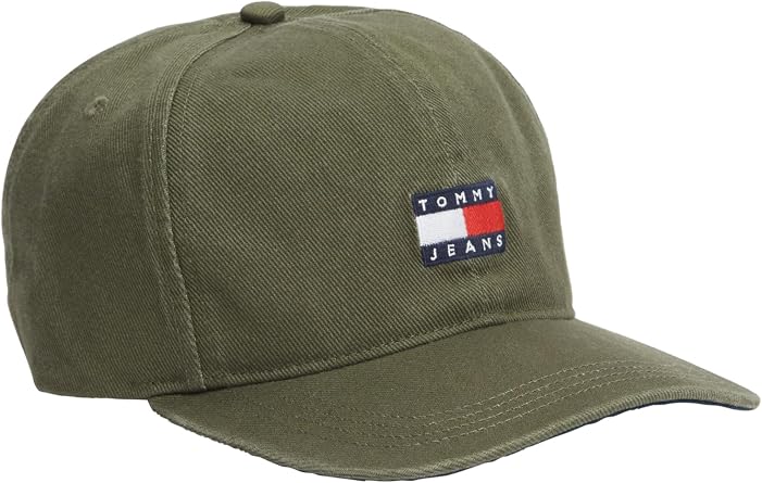 Tommy Jeans Mens Tommy Jeans Hats for Men | Cotton Flag Logo Adjustable Baseball Cap