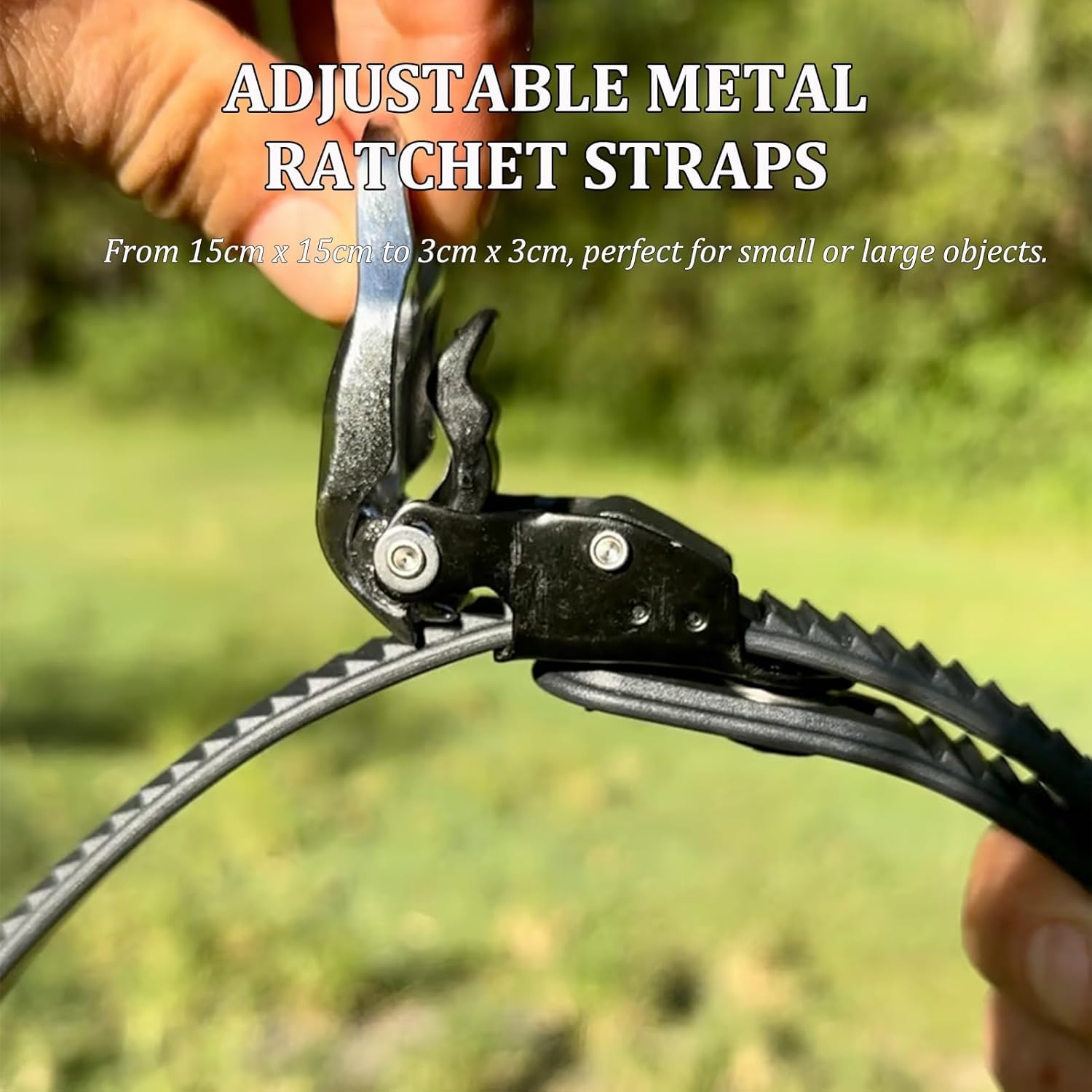Ultimate Heavy-Duty Grip Lock Strap, Connectable Multipurpos Ratchet Straps, Reusable and Adjustable Metal Ratchet Buckle and Super-Strong Flexi Strap (A,Large Ultimate Heavy-Duty Grip Lock Strap, Connectable Multipurpos Ratchet Straps, Reusable and Adjustable Metal Ratchet Buckle and Super-Strong Flexi Strap (A,Large