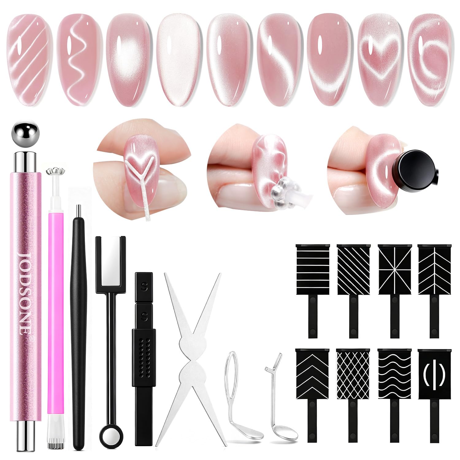 Cat Eye Nail Magnet Set - Create Stunning Designs -12