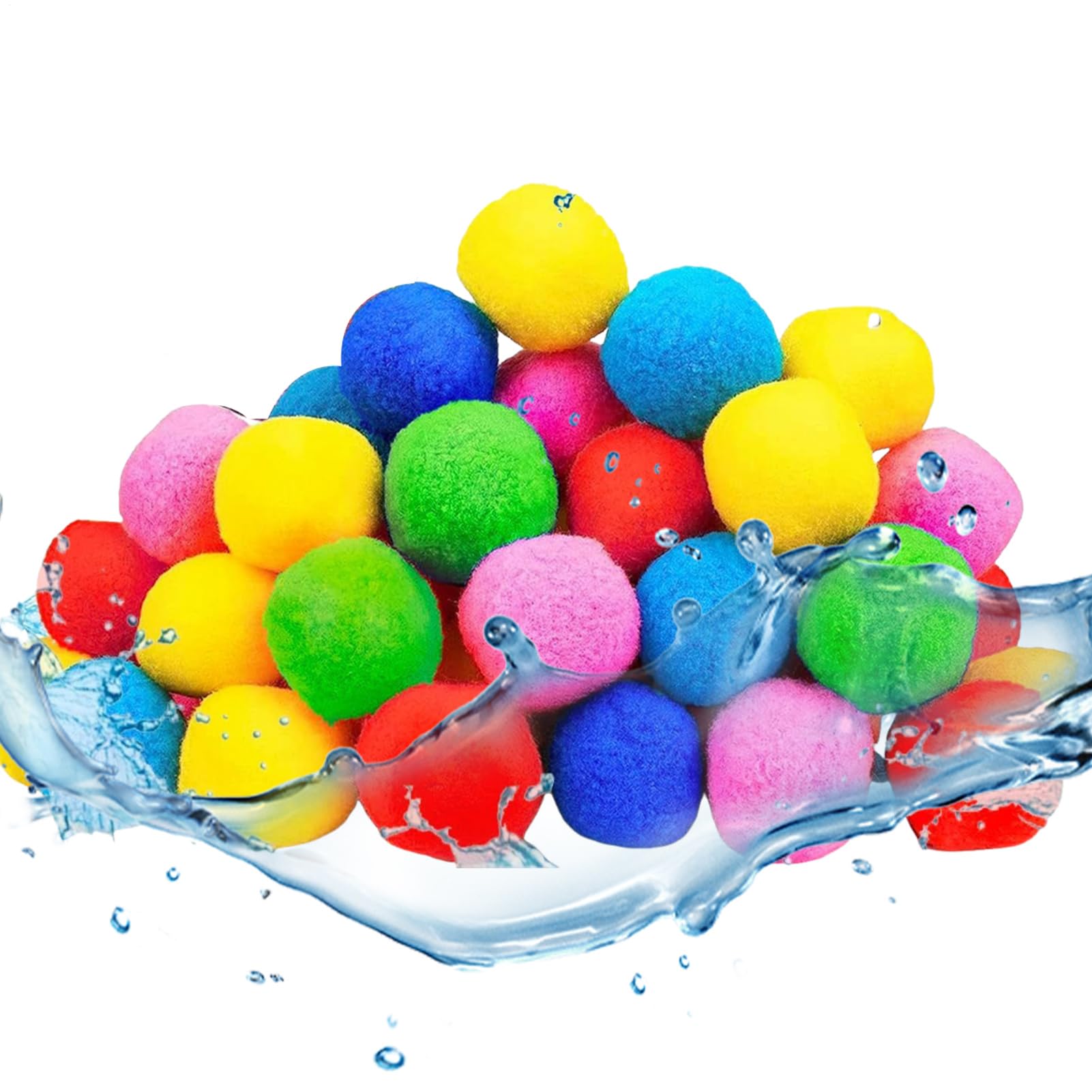 Set De 4 Bolas De Agua Reutilizables Con Bolsa De Red – Cierre Magnético, Fácil Llenado, Ideales Para Piscina, Playa Y Jardín, +4 Años