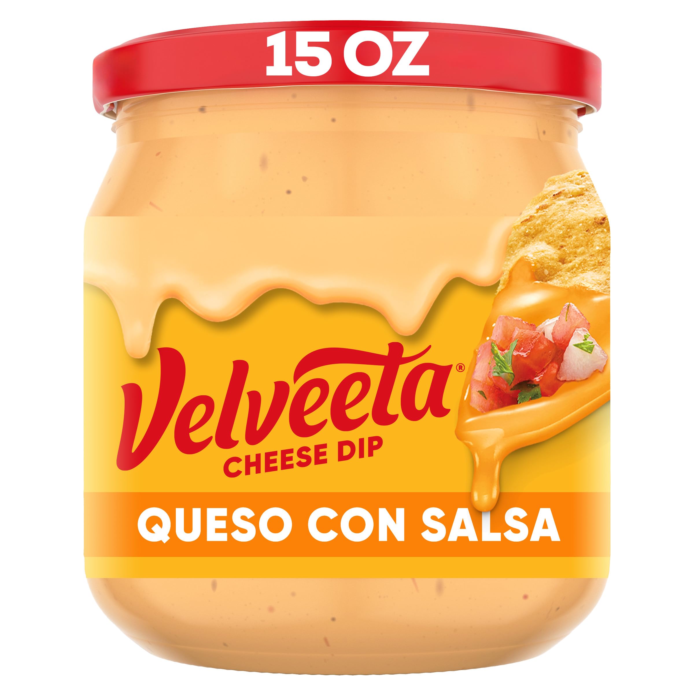 VelveetaQueso con Salsa Cheese Dip, 15 oz Jar