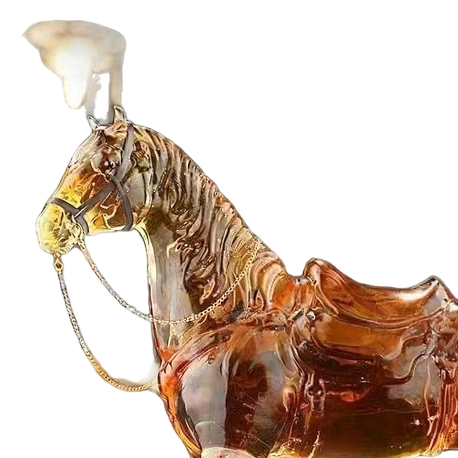 Bottiglia di vino - Vaso di creativo a forma di cavallo, contenitore trasparente per bevande, elegante caraffa per succo, decorazione da bar, vetrina per sala da pranzo | Elemento espositore per