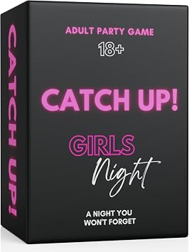 BETTER US Catch Up! Girls Night 18+ Party Game | Spicy Thought Provoking Conversation Starters for Fun Girls Nights, Bachelorette and Birthday Party