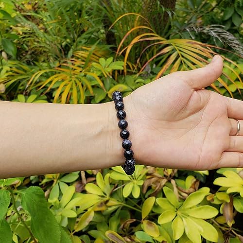 Miniatura 91 de Cuentas de piedra para hacer joyas, piedras preciosas naturales redondas sueltas espaciadoras para pulseras, collares y aretes, Piedra Kit