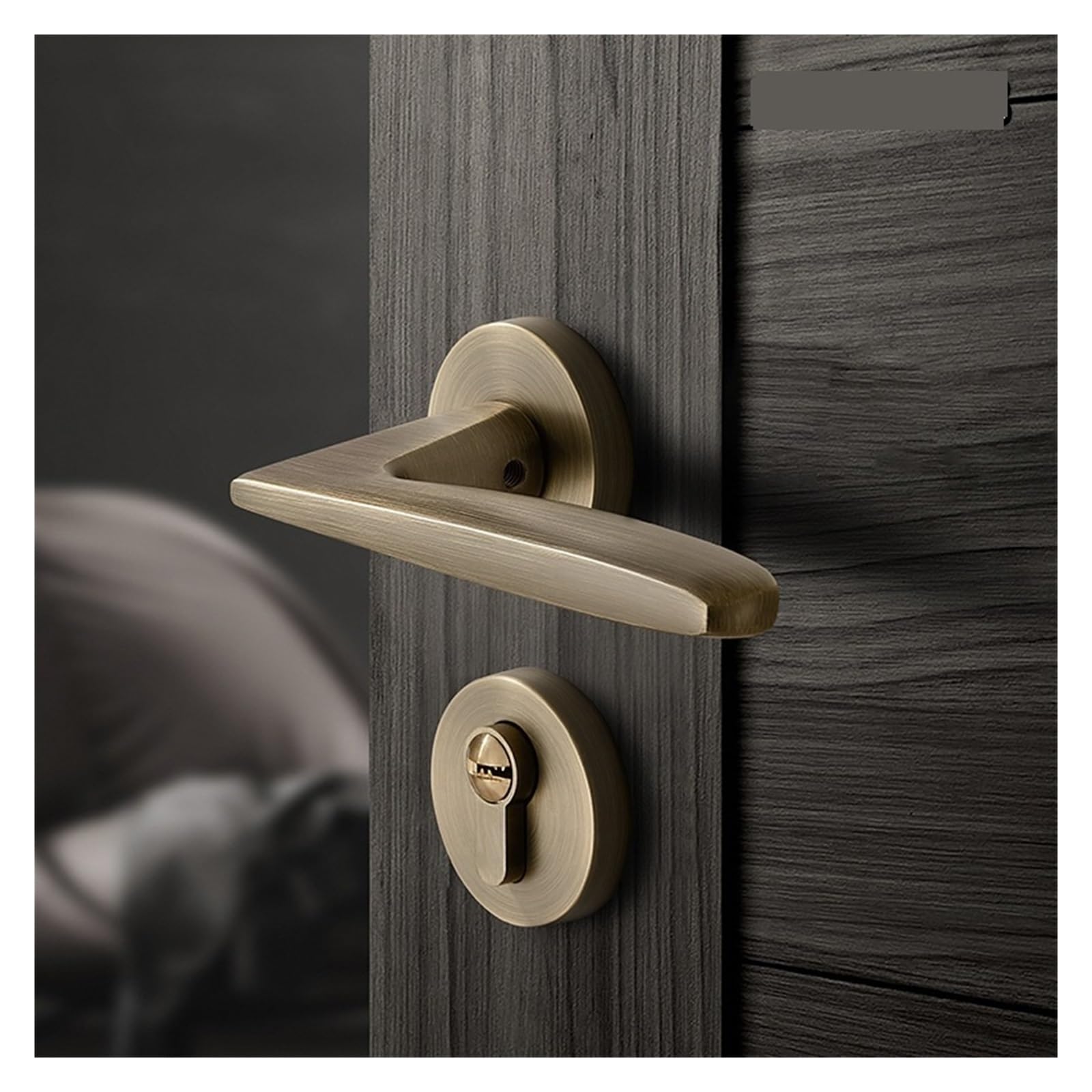 Serrure de porte en bronze style chinois américain pour sublimer vos boiseries