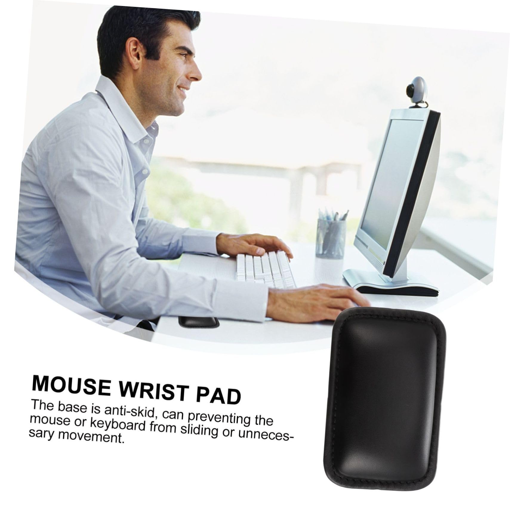STOBOK 3 Set Di Poggiapolsi Per Laptop Supporto Per Mouse Tappetino Per Gomiti Tappetino Per Polso E Poggiagomiti Per Computer 2 Pezzi * 3