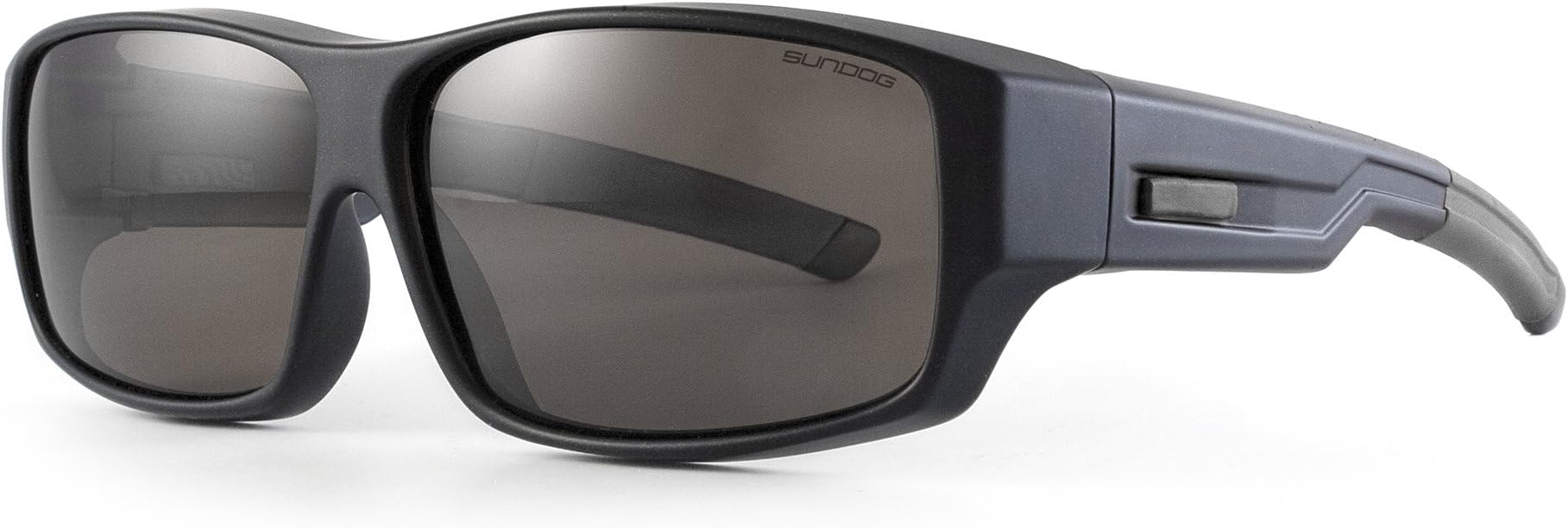 Sundog Echo Fit Over Sunglasses, Matte Black Frame/Smoke Lens