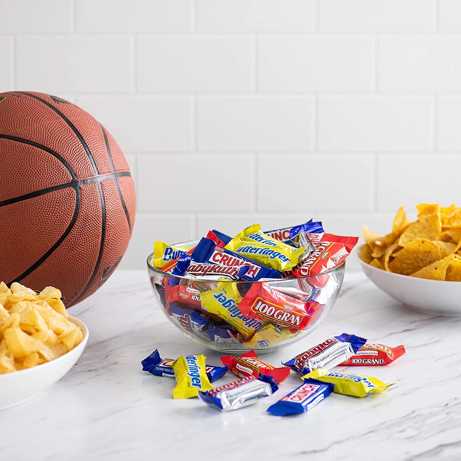 Butterfinger, Baby Ruth & Crunch, Assorted Chocolate Candy Fun Size