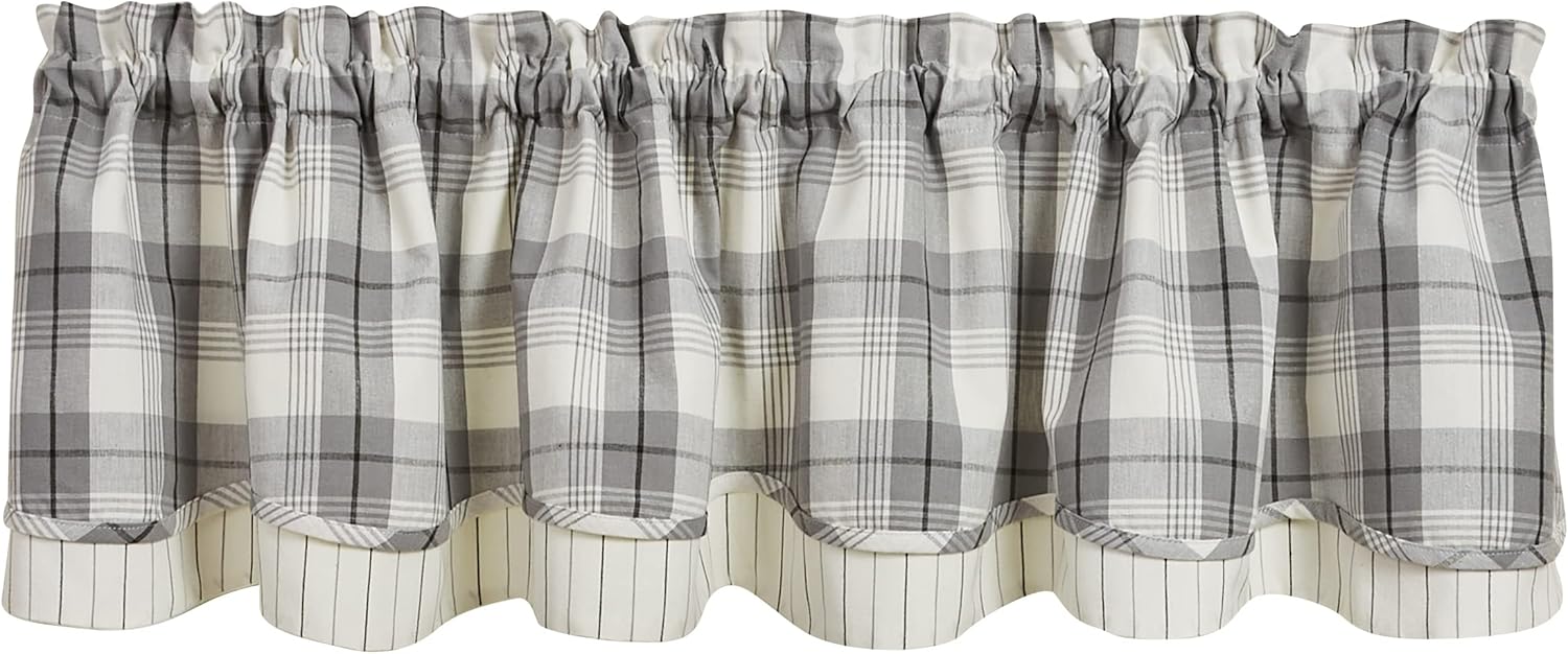 Park Designs Limestone Lined Layered Valance 16" L