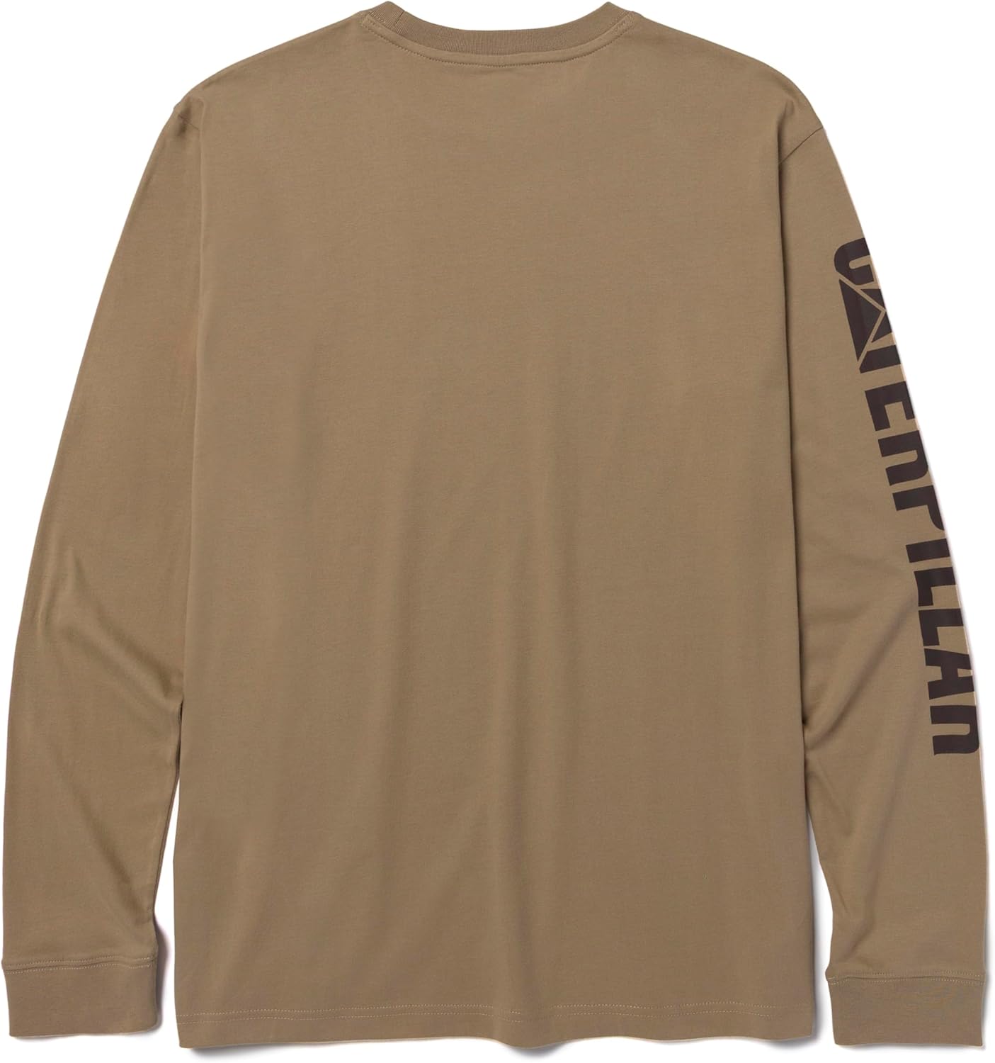 Caterpillar Trademark Banner Long Sleeve Tee Shirts for Men with Center Back Neck Wire Management Loop and Cat Workwear Logo - Image 2