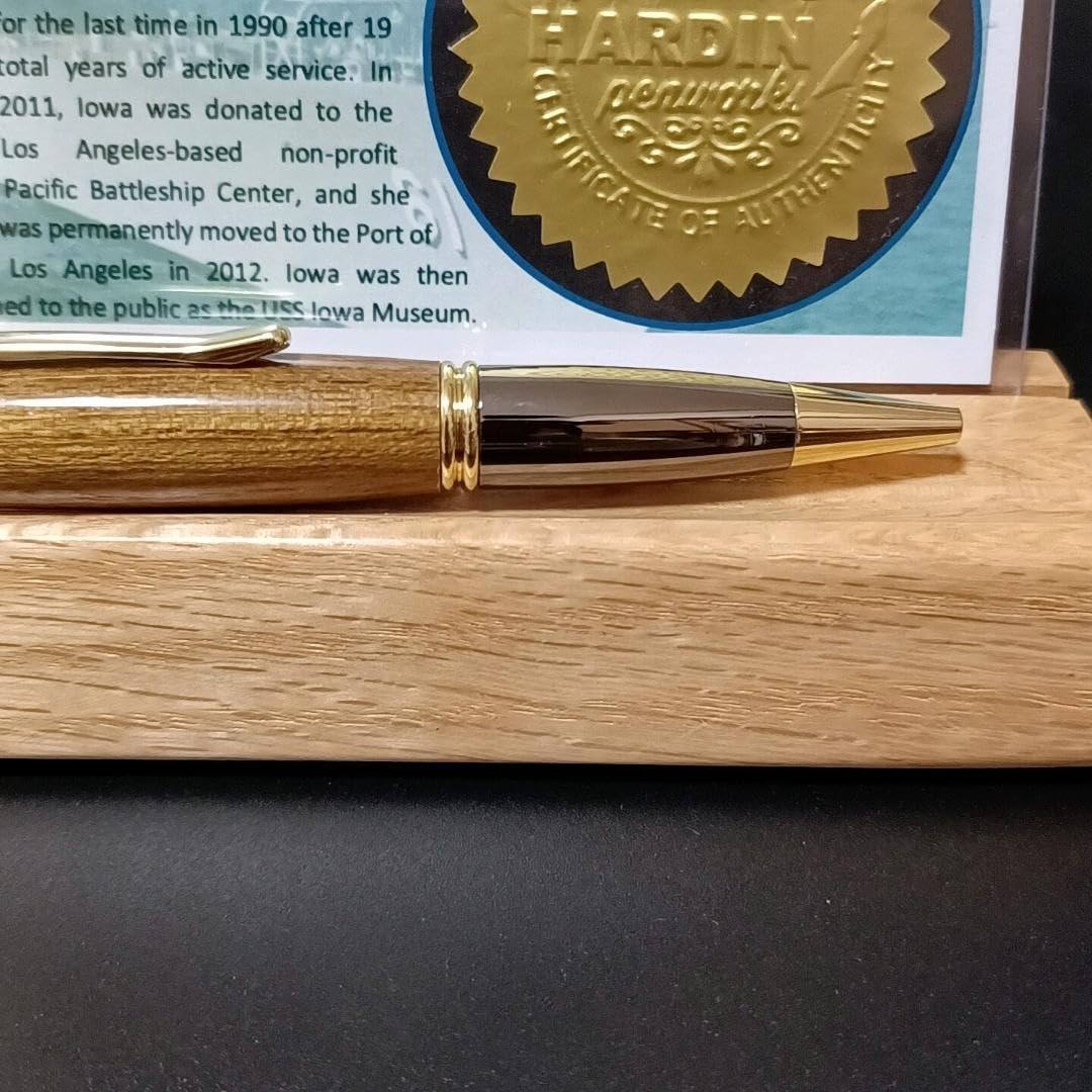 米海軍戦艦アイオワ 実物甲板材使用 記念品 米海軍戦艦アイオワ 実物甲